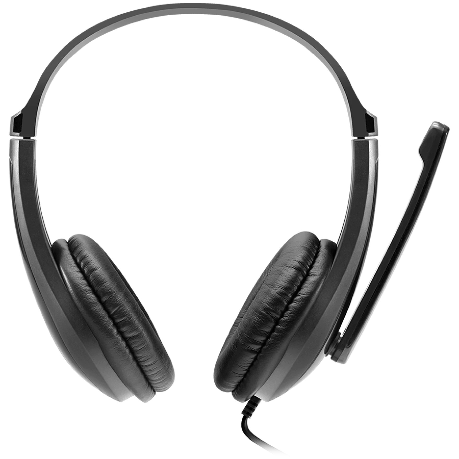 CANYON PC headset СHSC-1 PC Mic Flat 2m Black