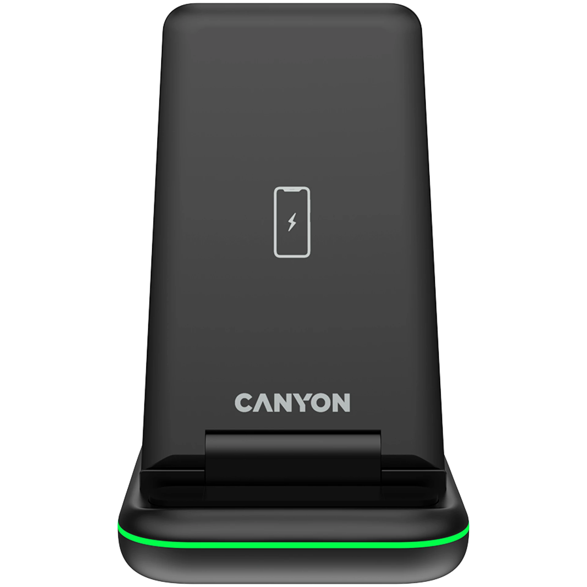 CANYON wireless charger WS-304 15W 2in1 Black