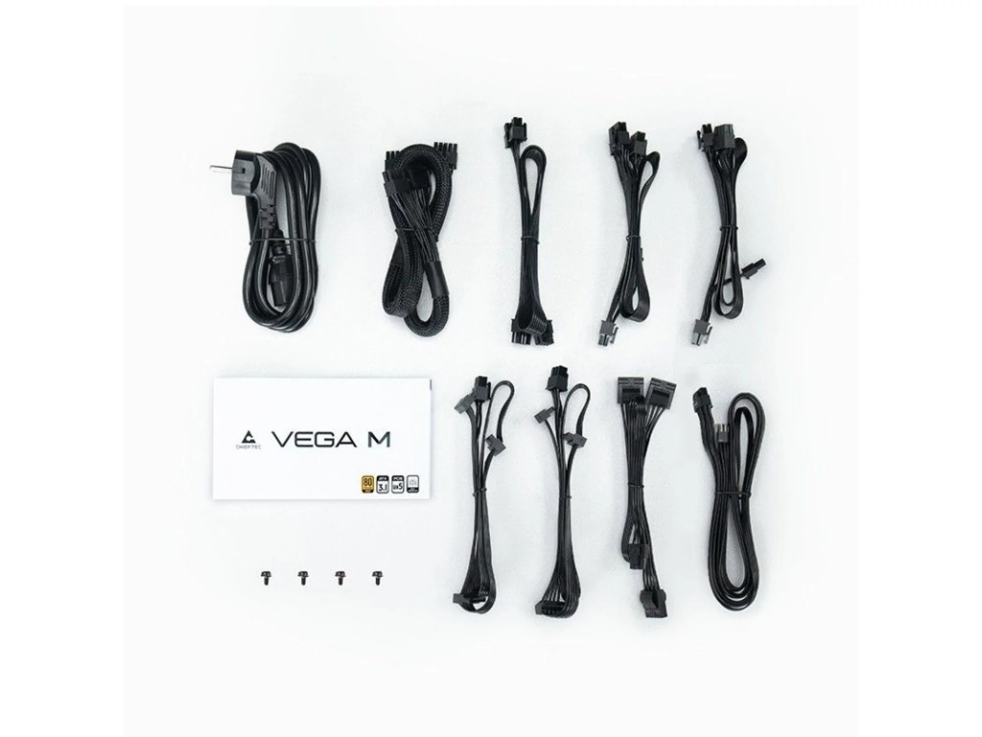 Chieftec PSU 750W VEGA M, Gold80+, Fully Modular, ATX 3.1PCIe 5.1