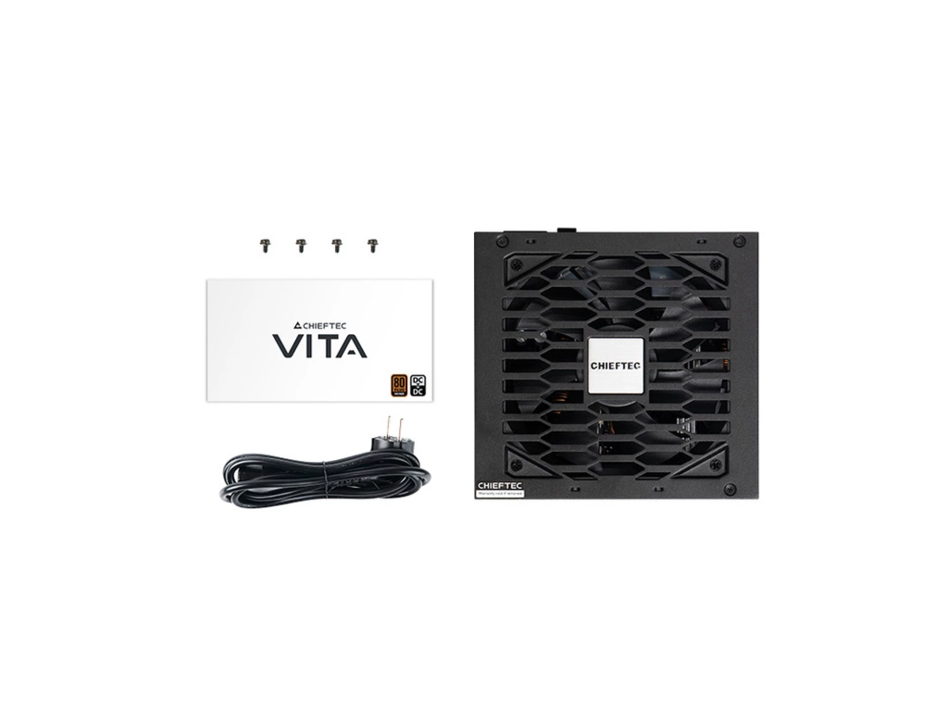 Chieftec PSU 850W, BPX-850-SVITA, 12cm fan, 80+ Bronze20+4 pin ATX, 4xPCIe, 6xSATA, 2xMOLEX