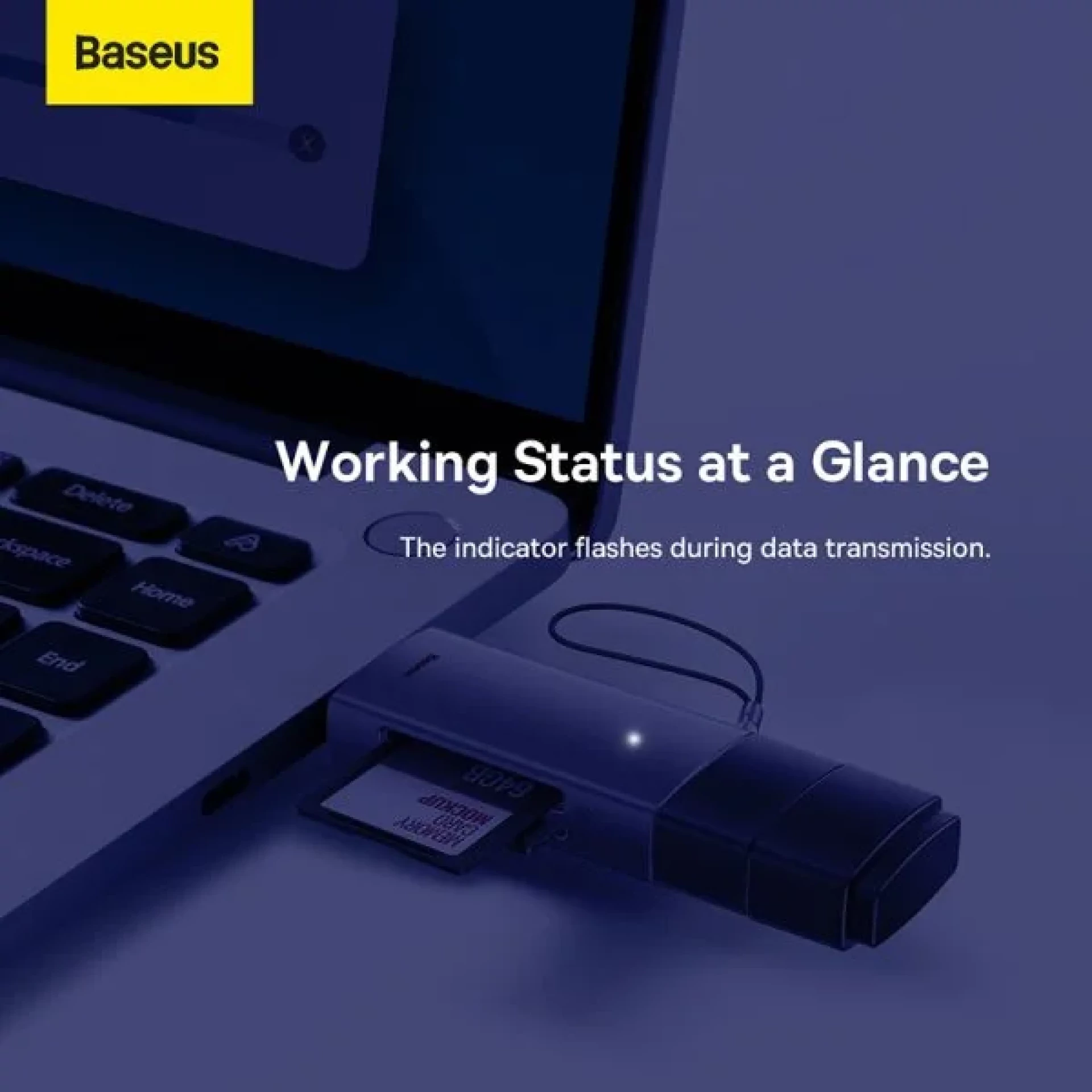Čitač kartica Baseus Lite Series USB-A/USB-C 3.0 SD/TF Card Reader