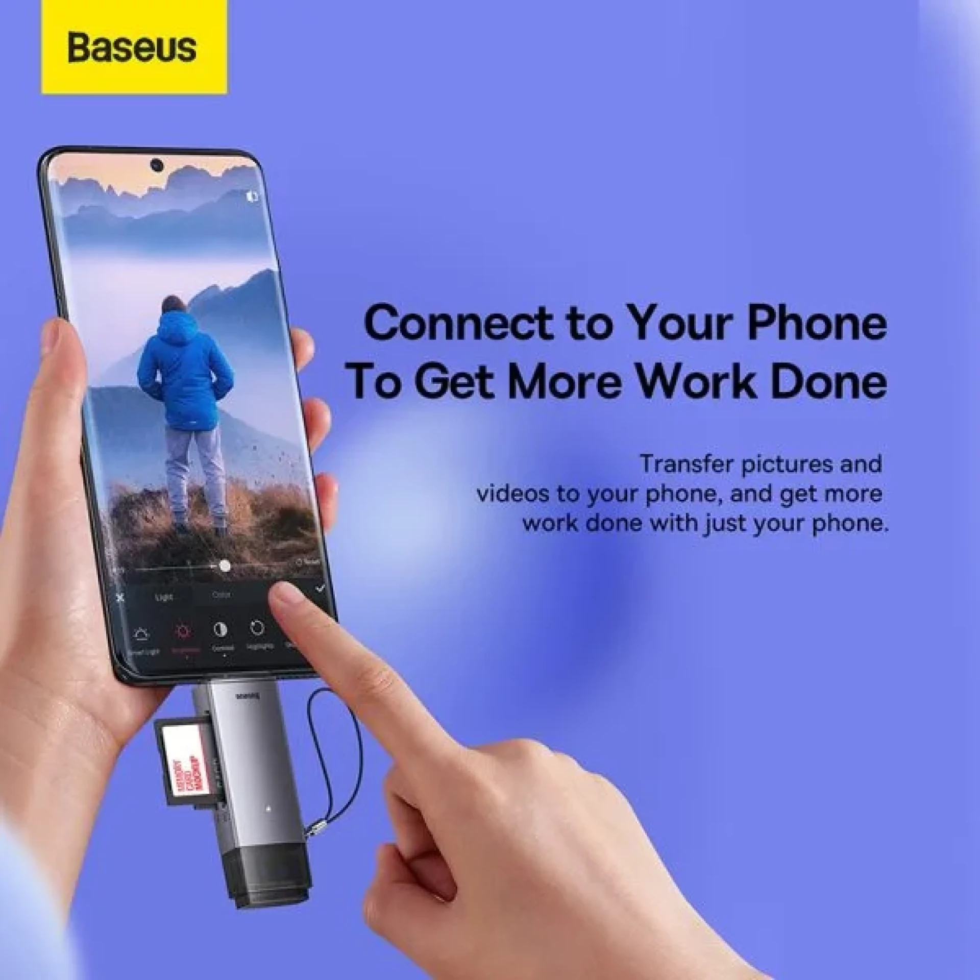 Čitač kartica Baseus Lite Series USB-A/USB-C 3.0 SD/TF Card Reader