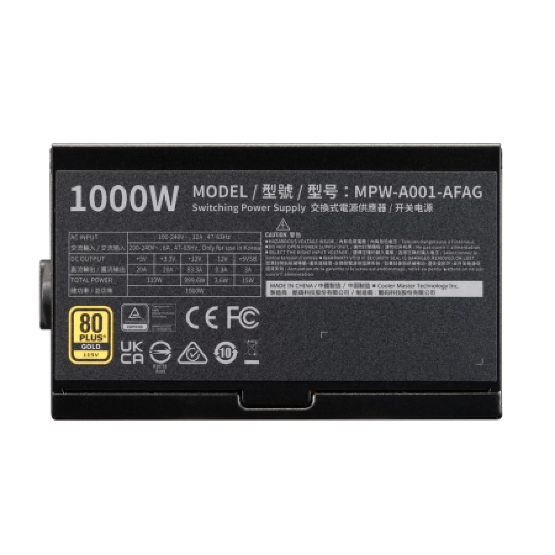 Cooler Master PSU Elite Gold 1000W Fully Modular