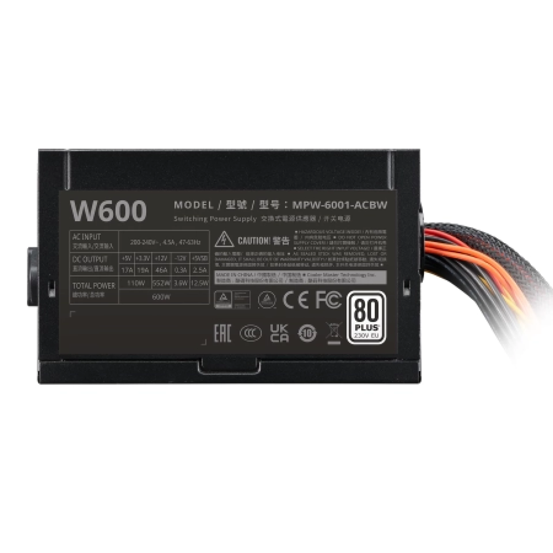 Cooler Master PSU Elite Nex W600 600W