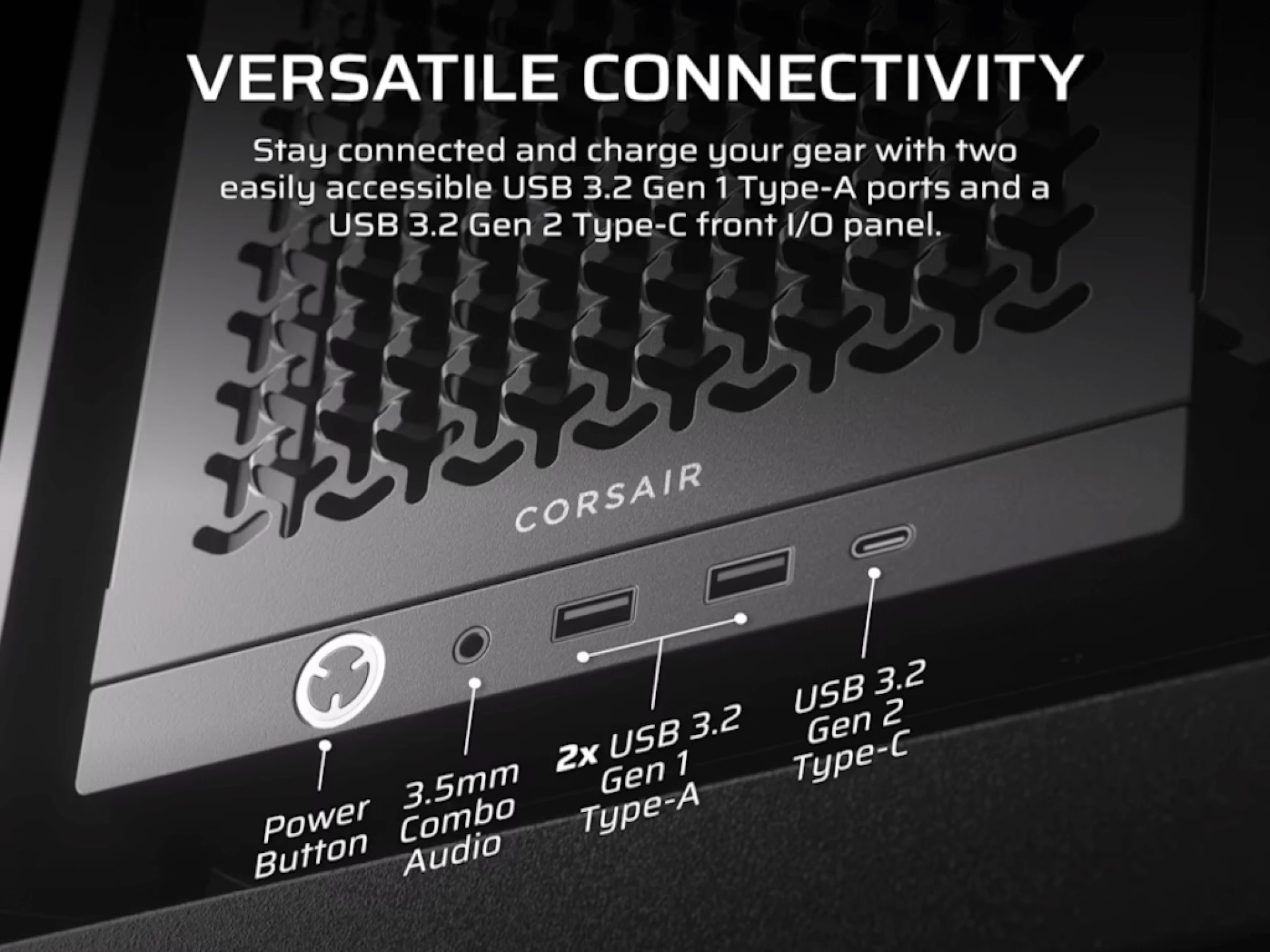CORSAIR FRAME 4000D Case360mm radiator, 170mm cooler430mm GPU, ATX, Black