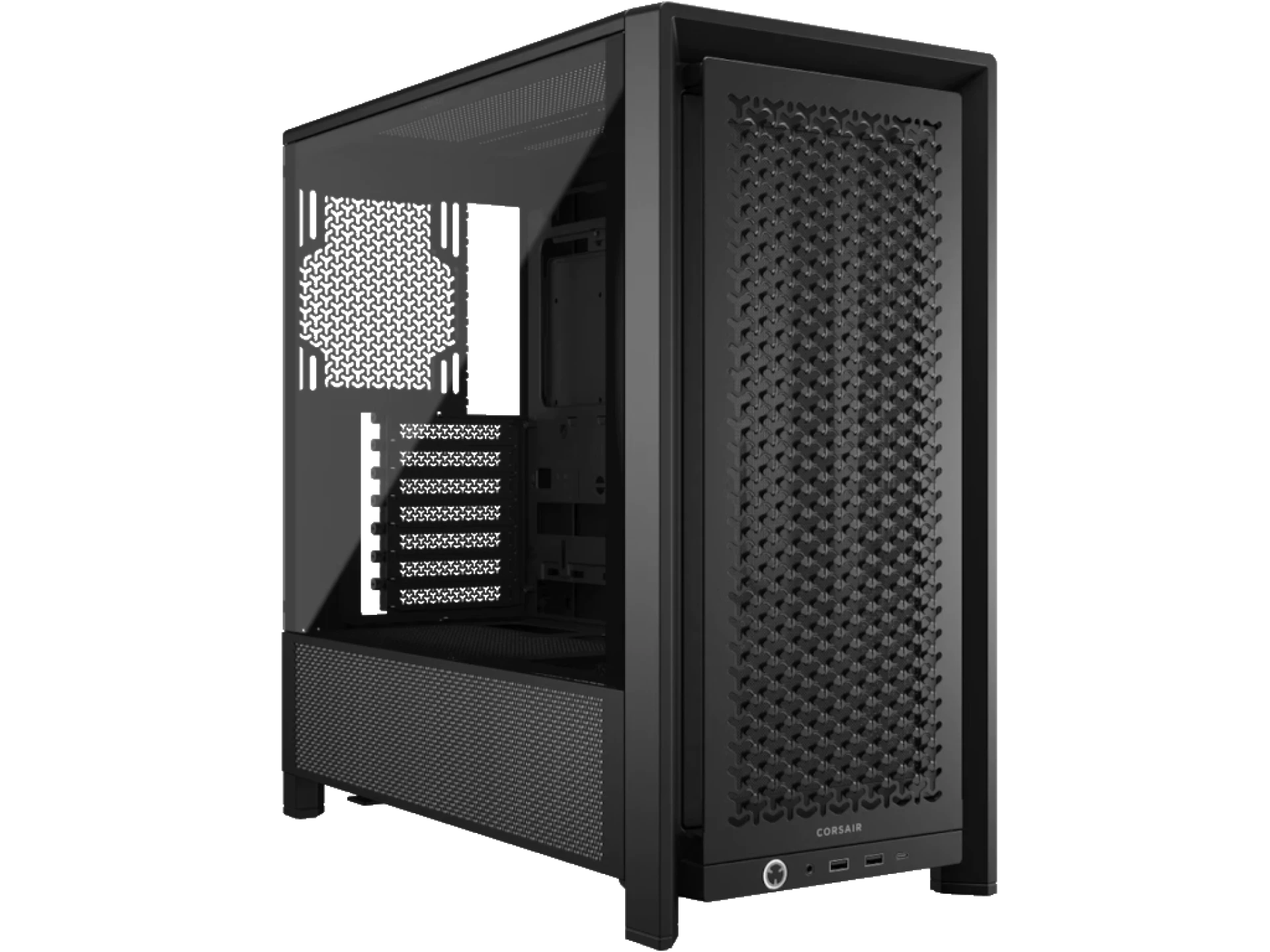 CORSAIR FRAME 4000D Case360mm radiator, 170mm cooler430mm GPU, ATX, Black