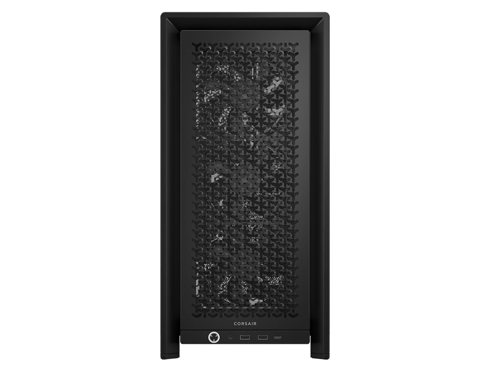 CORSAIR FRAME 4000D RS Case3xRS120 fans, 360mm radiator170mm cooler, 430mm GPU, ATX, Black