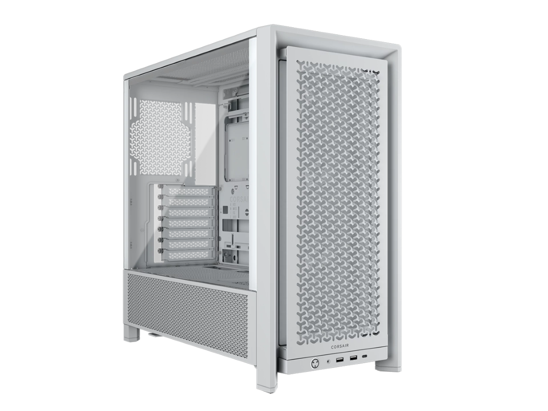 CORSAIR FRAME 4000D RS Case3xRS120 fans, 360mm radiator170mm cooler, 430mm GPU, ATX, White