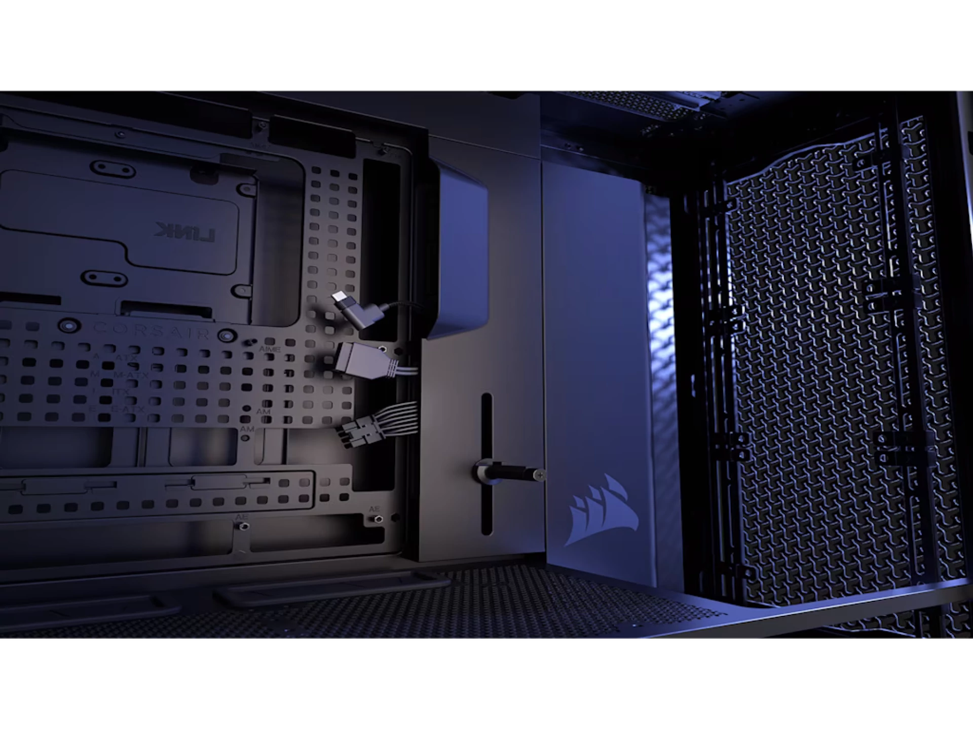 CORSAIR FRAME 5000D RS ARGBMid-Tower Case, 4xRS140 ARGB420mm radiator, 175mm cooler, 450mm GPU
