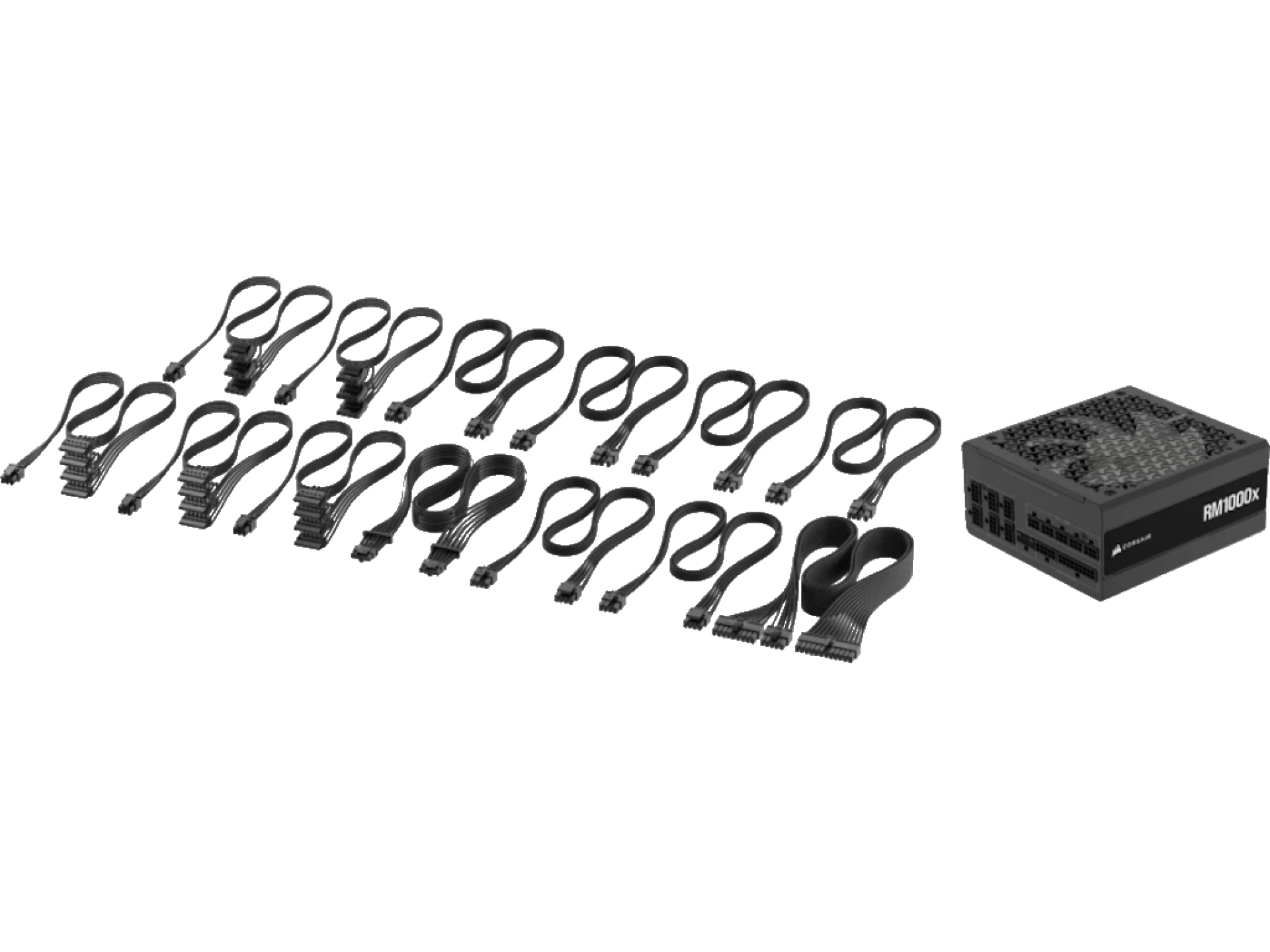 Corsair PSU 1000W RM1000xGold, Fully Modular, 12V-2x612xSATA, 4xPCIe, ATX 3.1, PCIe 5.1