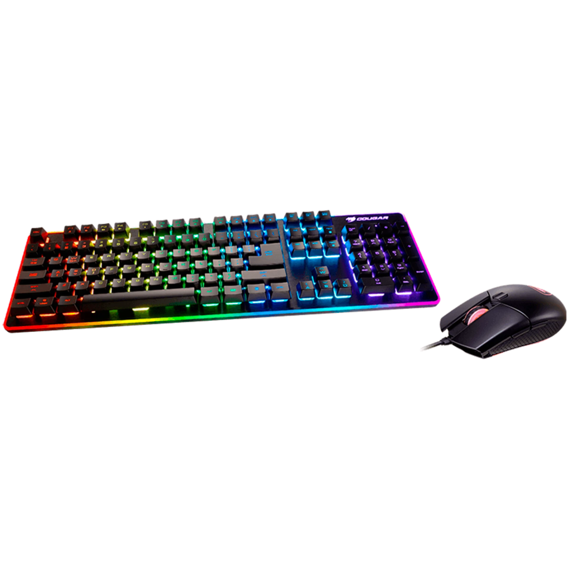 Cougar | Deathfire EX | 37DF2XNMB.0002 | Keyboard + Mouse Bundle| Keyboard: Hybrid / 8 color Backlight | Mouse: ADNS-5050 / 2000 dpi