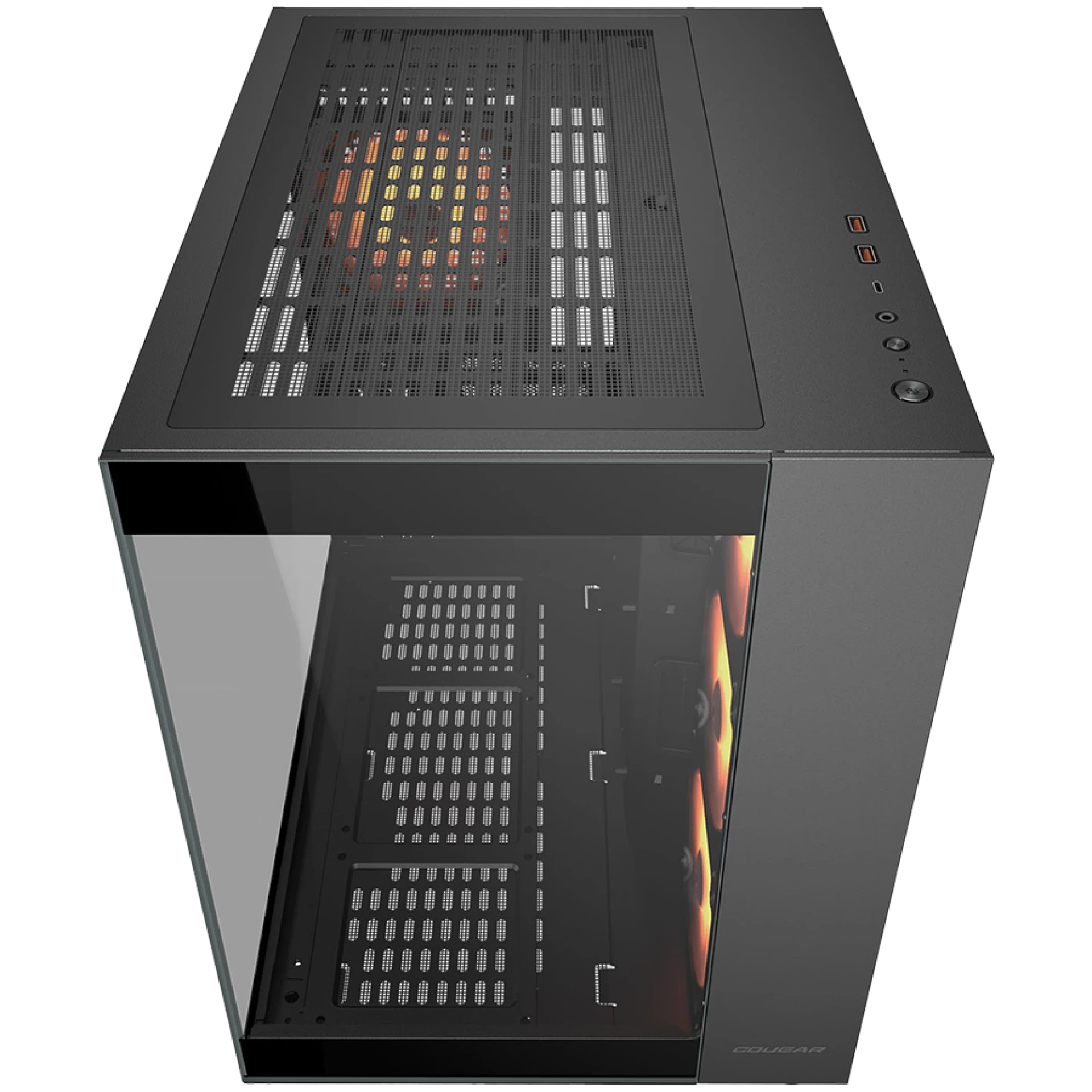 COUGAR FV150 RGB PC Case, Mid tower, Black