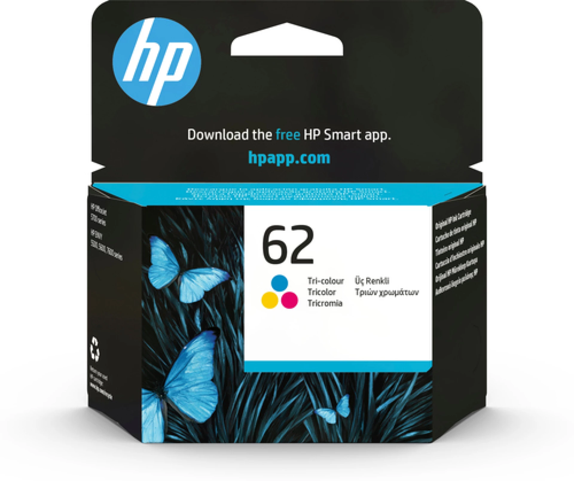 ČRNILO HP BARVNO 62 ZA OFFICEJET 250 ZA 165 STRANI