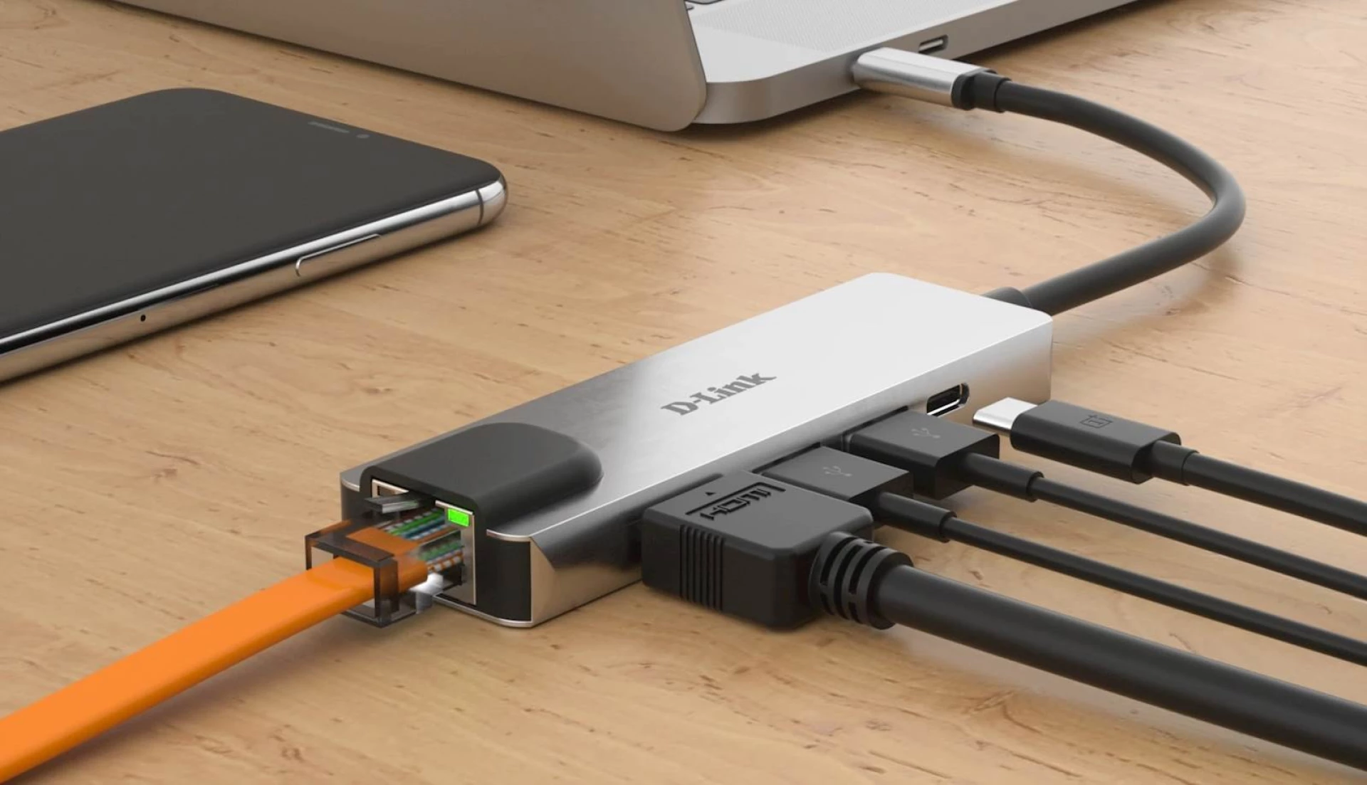 D-link 5-u-1 HUB LAN / HDMI / Ethernet i napajanje
