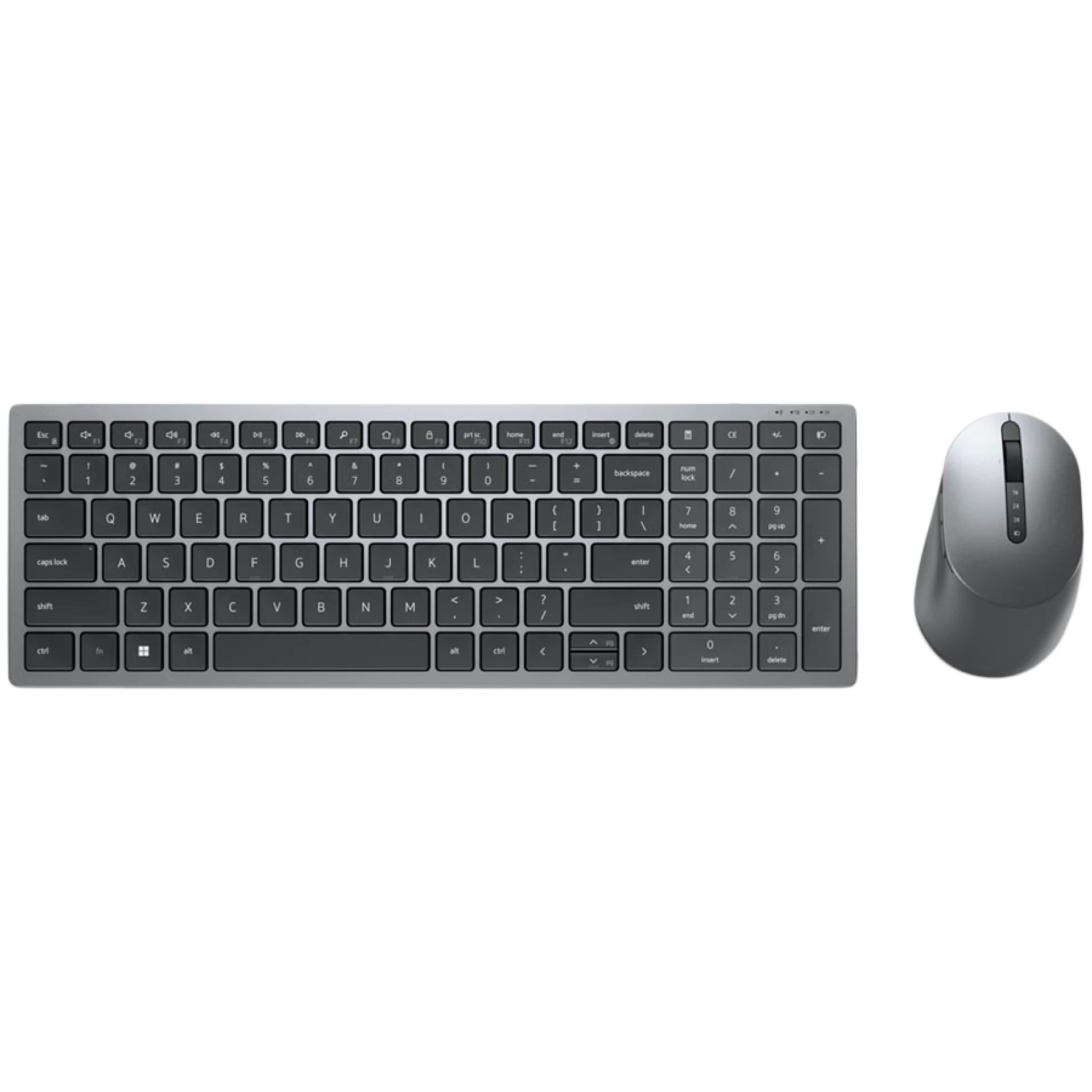 Dell Wireless Keyboard and Mouse KM7120W, Black, Adriatic (QWERTZ)