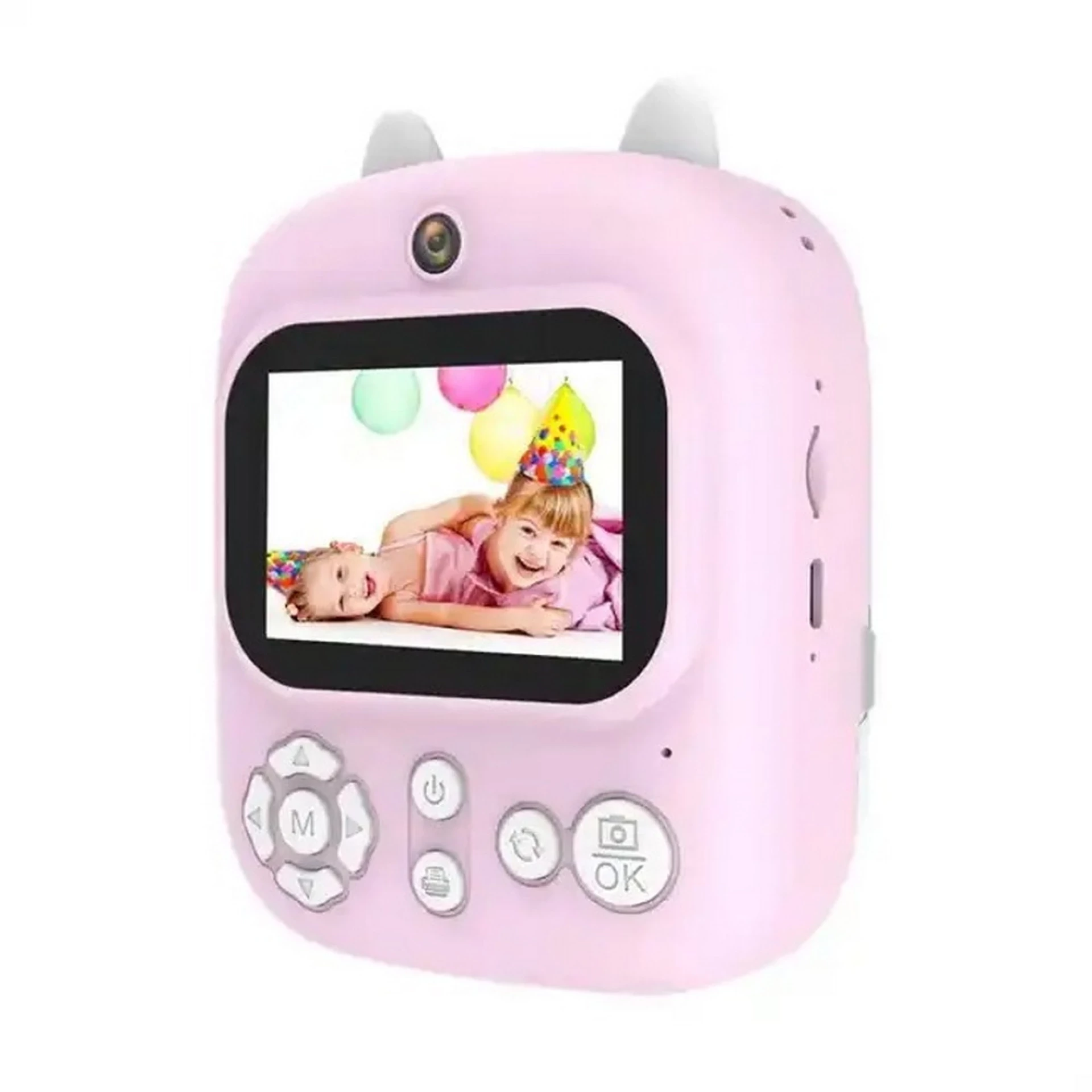 Dječija kamera instant termal print with Camcorder roza
