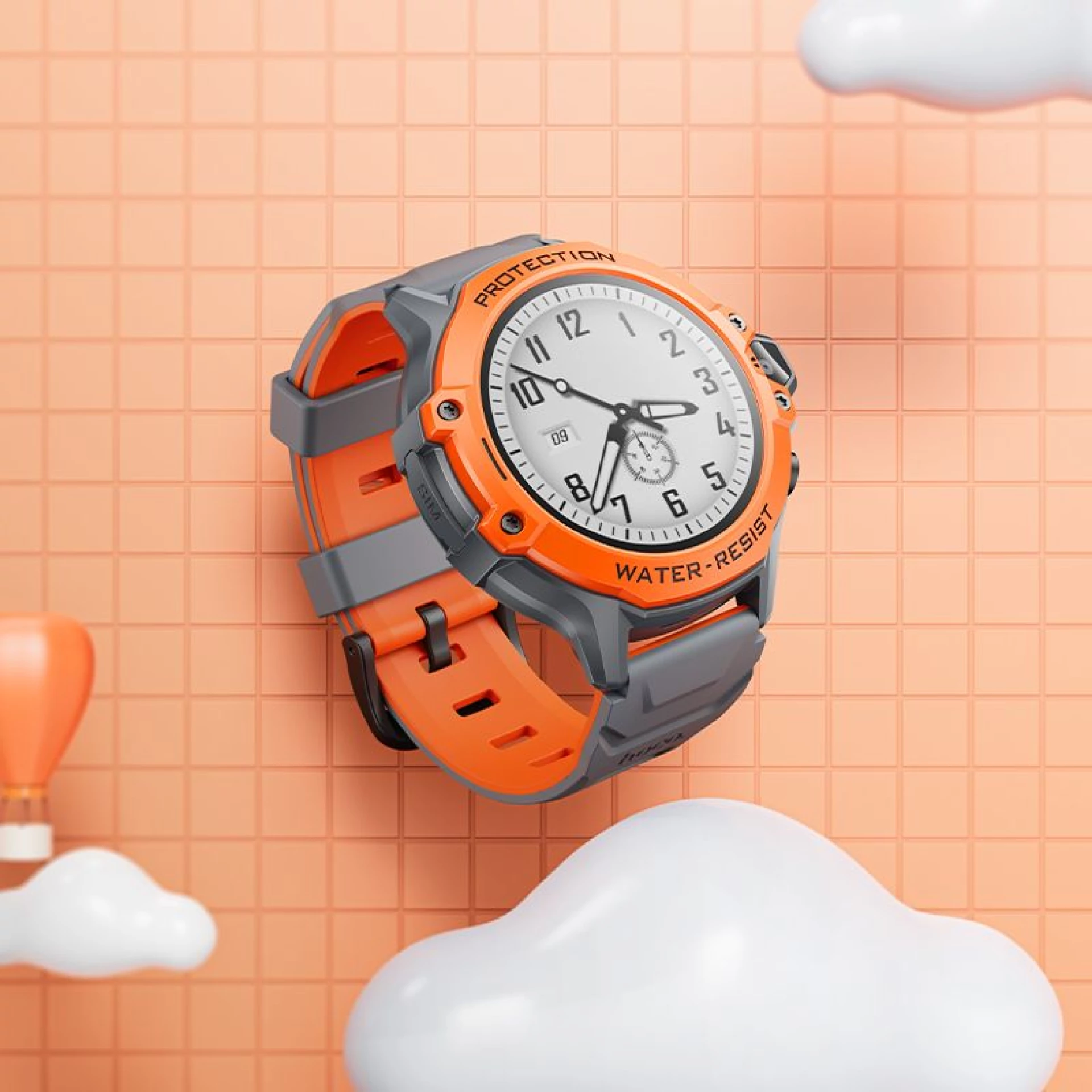 Dječiji pametni sat HOCO Y107 4G GPS orange
