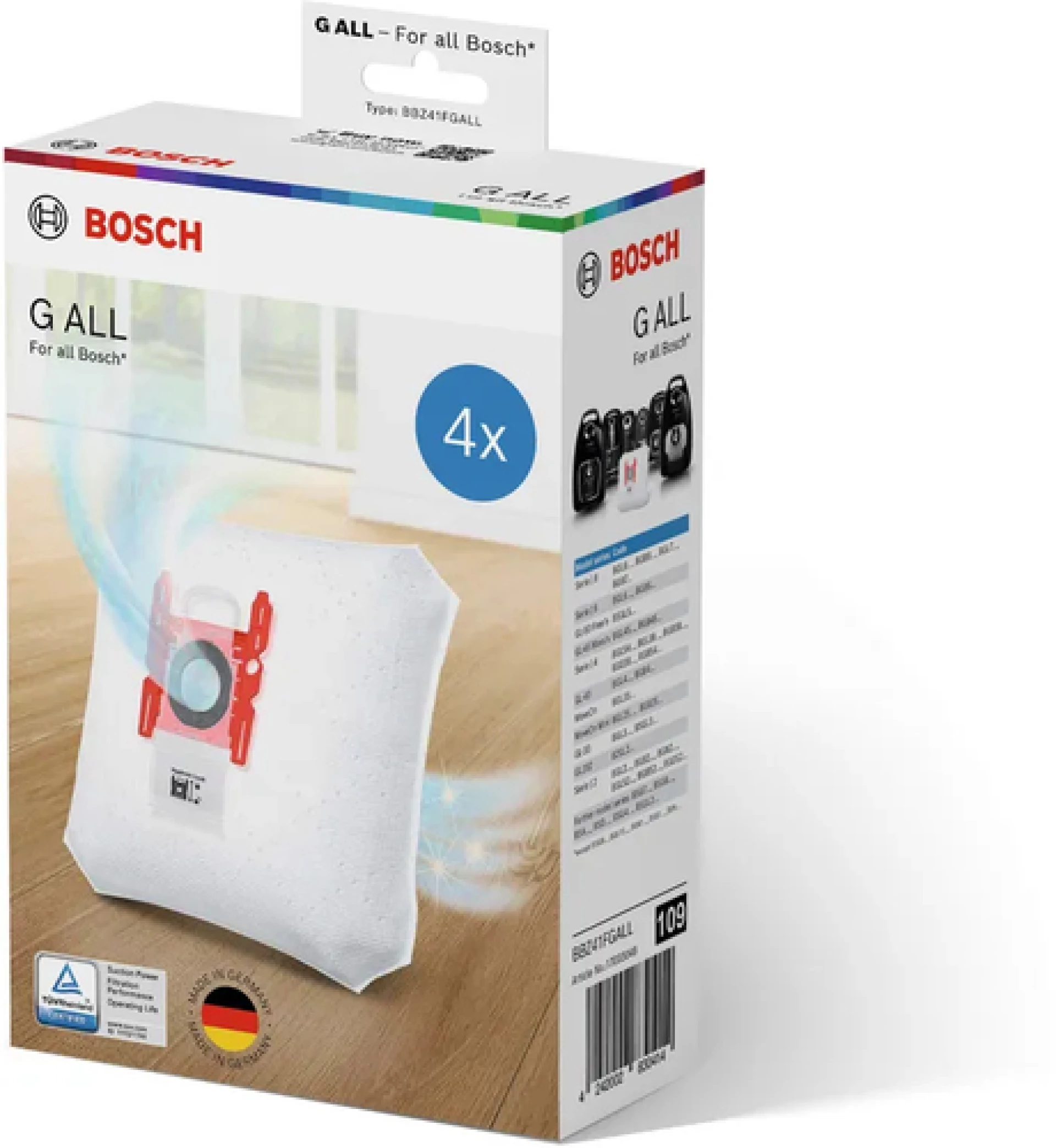 Dodatak vrećice za usisivače BOSCH Type G ALL