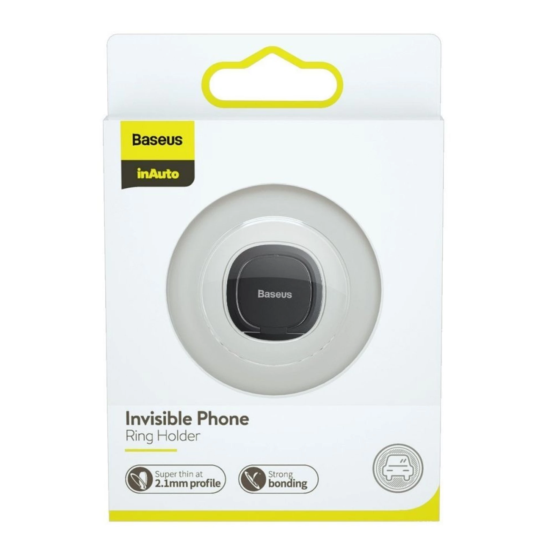 Držač za telefon Baseus SUYB-0A ring holder sivi