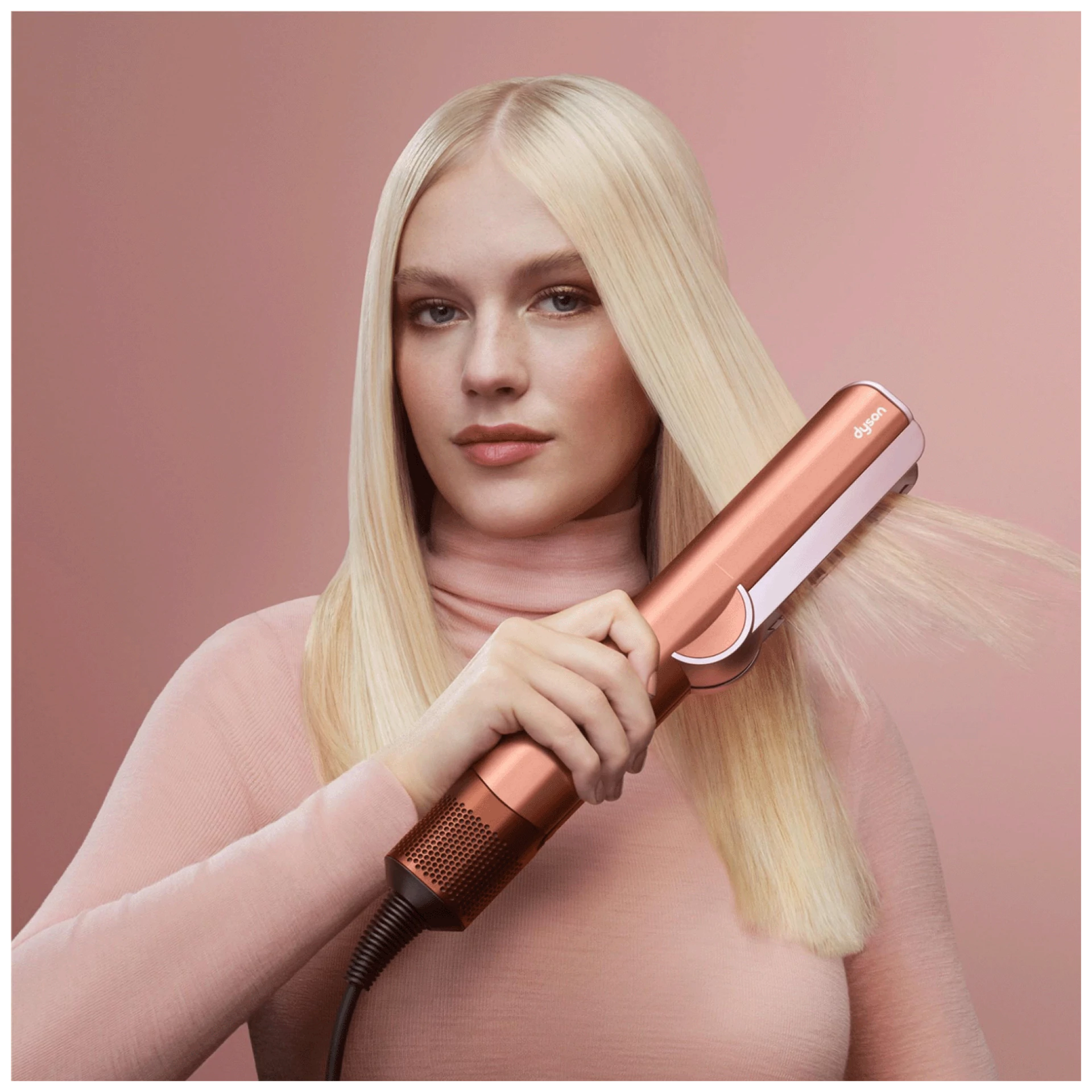 Dyson Pegla za kosu,1600W, Airstrait Amber Silk/Pink Champagne