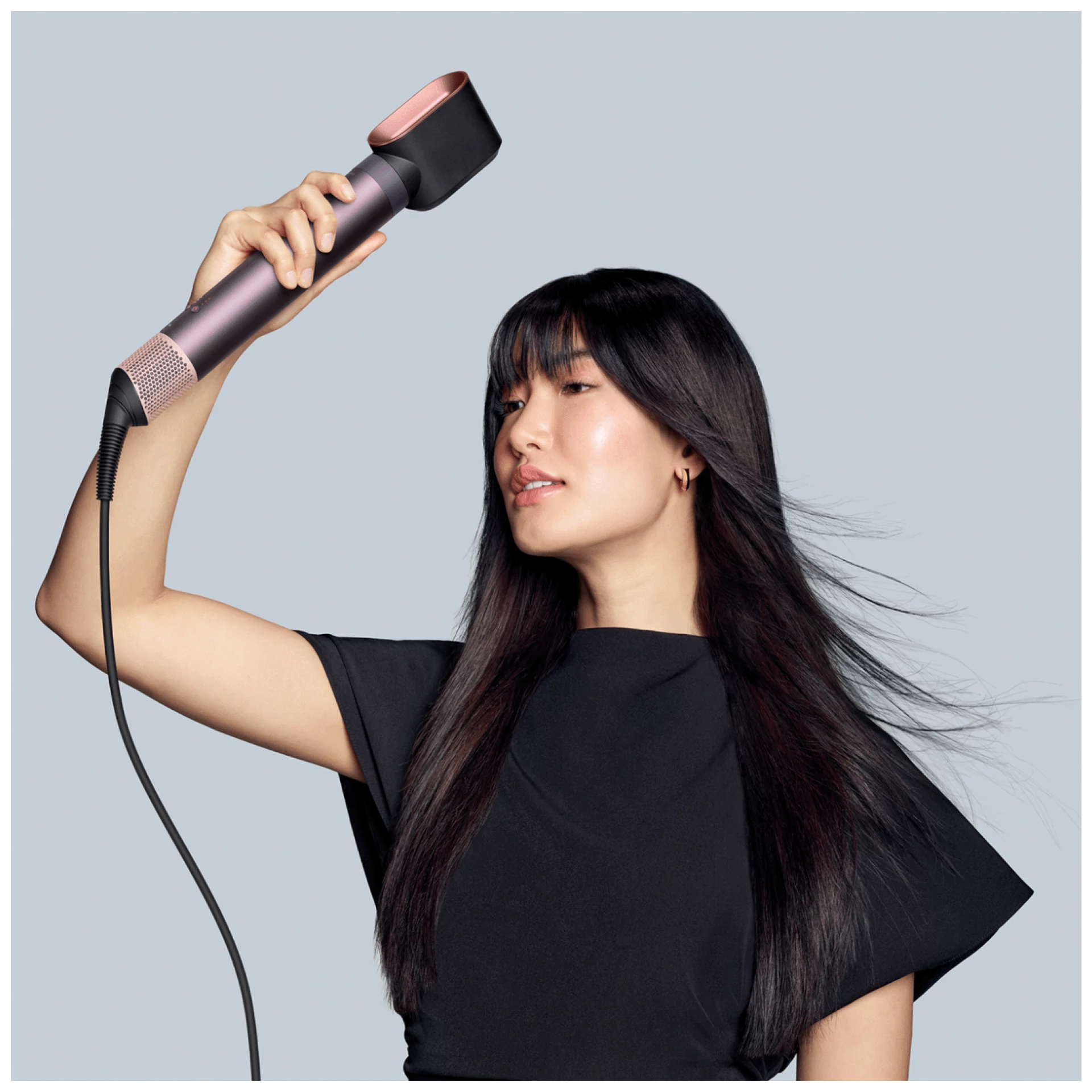 Dyson Uvijač za kosu, 1300 W, kovrče, valovi, ravnanje, sušenje - Airwrap Coanda2x Jasper Plum S+W