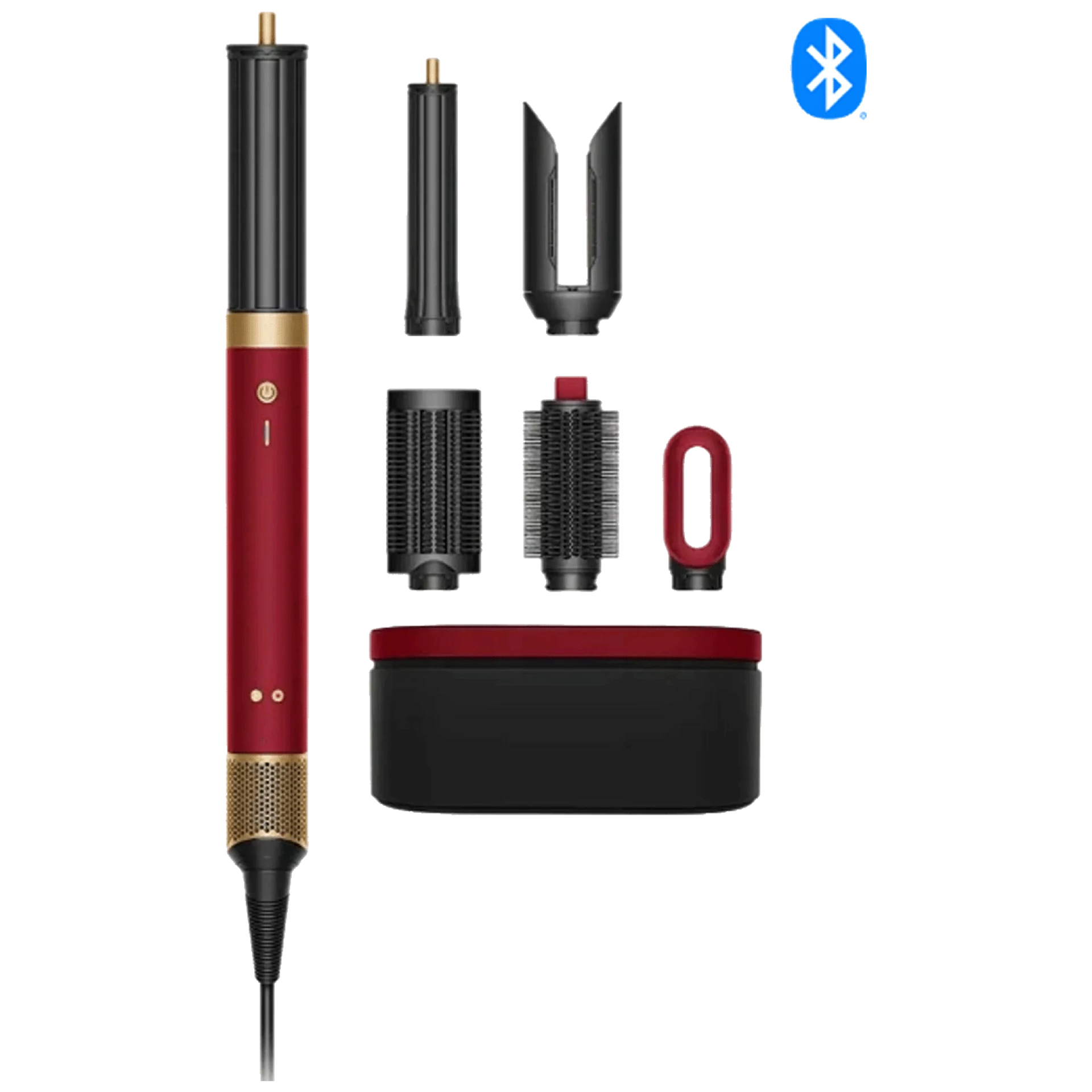 Dyson  Uvijač za kosu, 1300 W, kovrče, valovi, ravnanje, sušenje - Airwrap Coanda2x Red/Gold S.+W