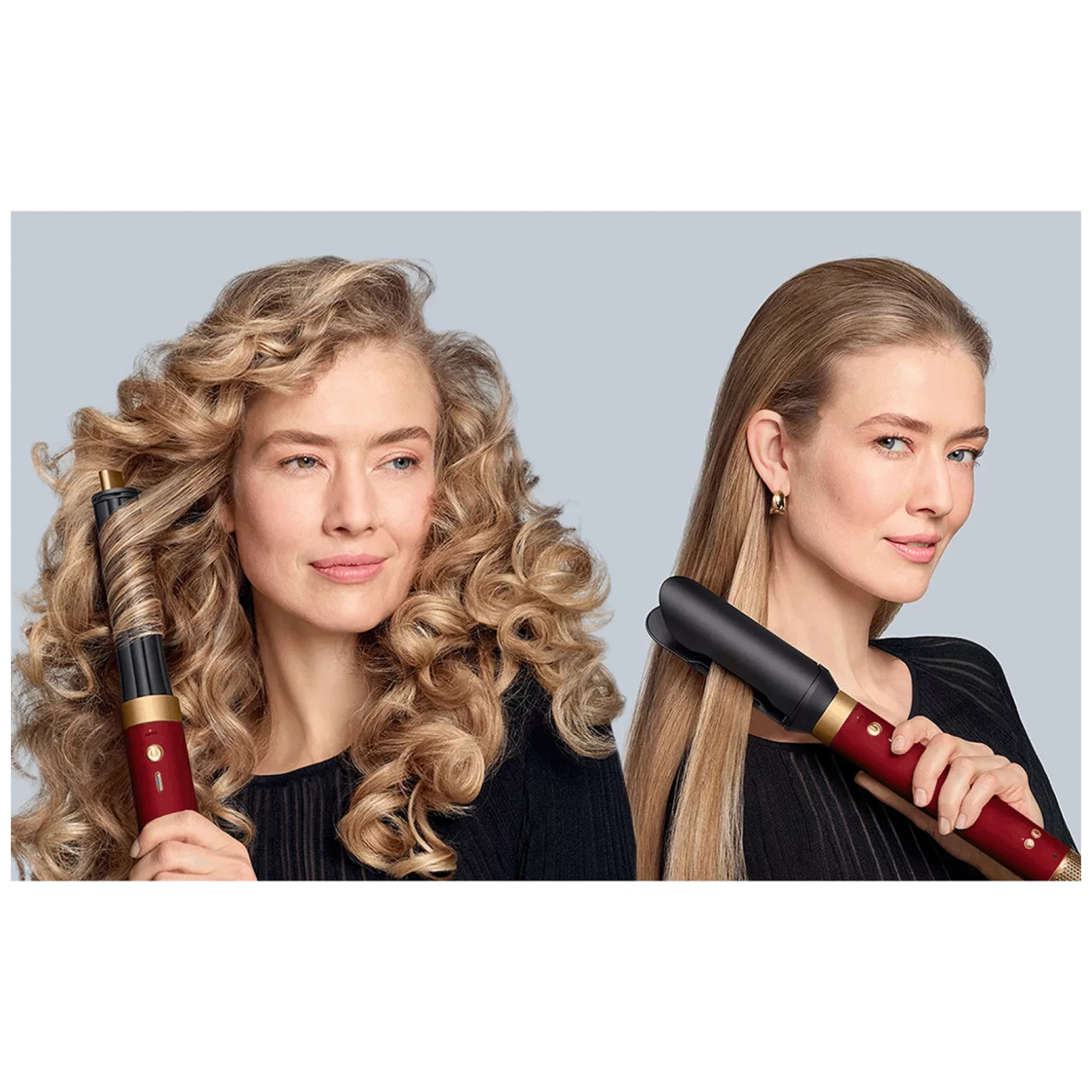 Dyson  Uvijač za kosu, 1300 W, kovrče, valovi, ravnanje, sušenje - Airwrap Coanda2x Red/Gold S.+W