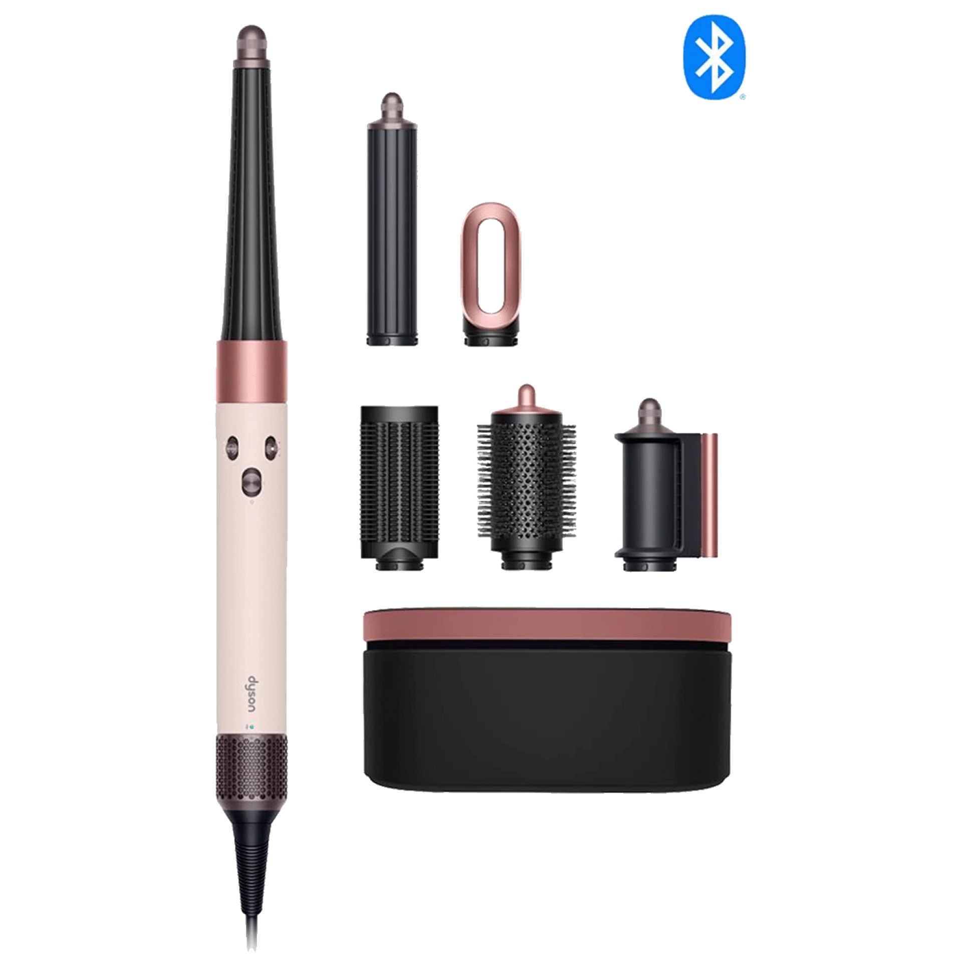 Dyson Uvijač za kosu, 1300 W, kovrče, valovi, ravnanje, sušenje - Airwrap Comp. Pink/Rose Gold+Wavy