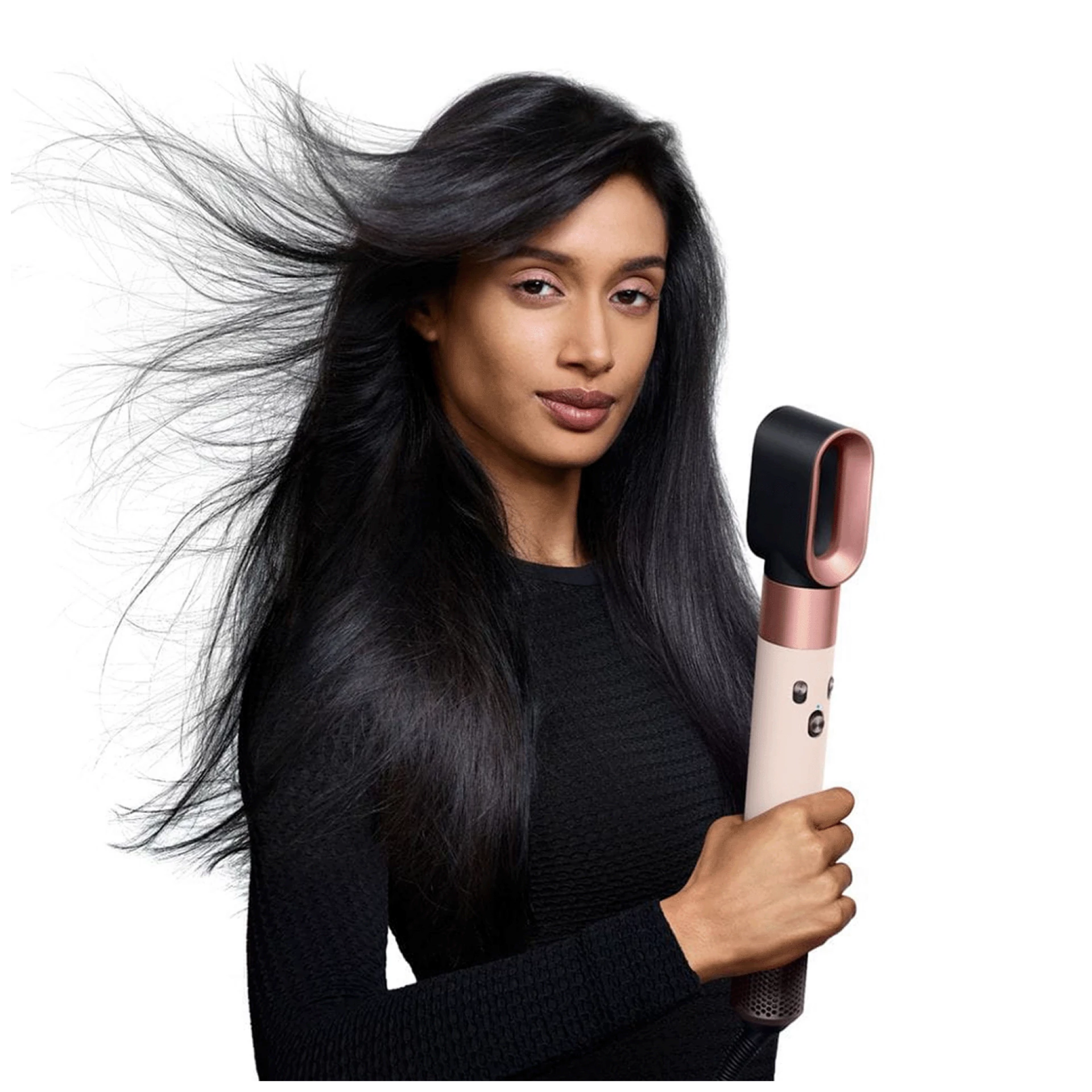 Dyson Uvijač za kosu, 1300 W, kovrče, valovi, ravnanje, sušenje - Airwrap Comp. Pink/Rose Gold+Wavy
