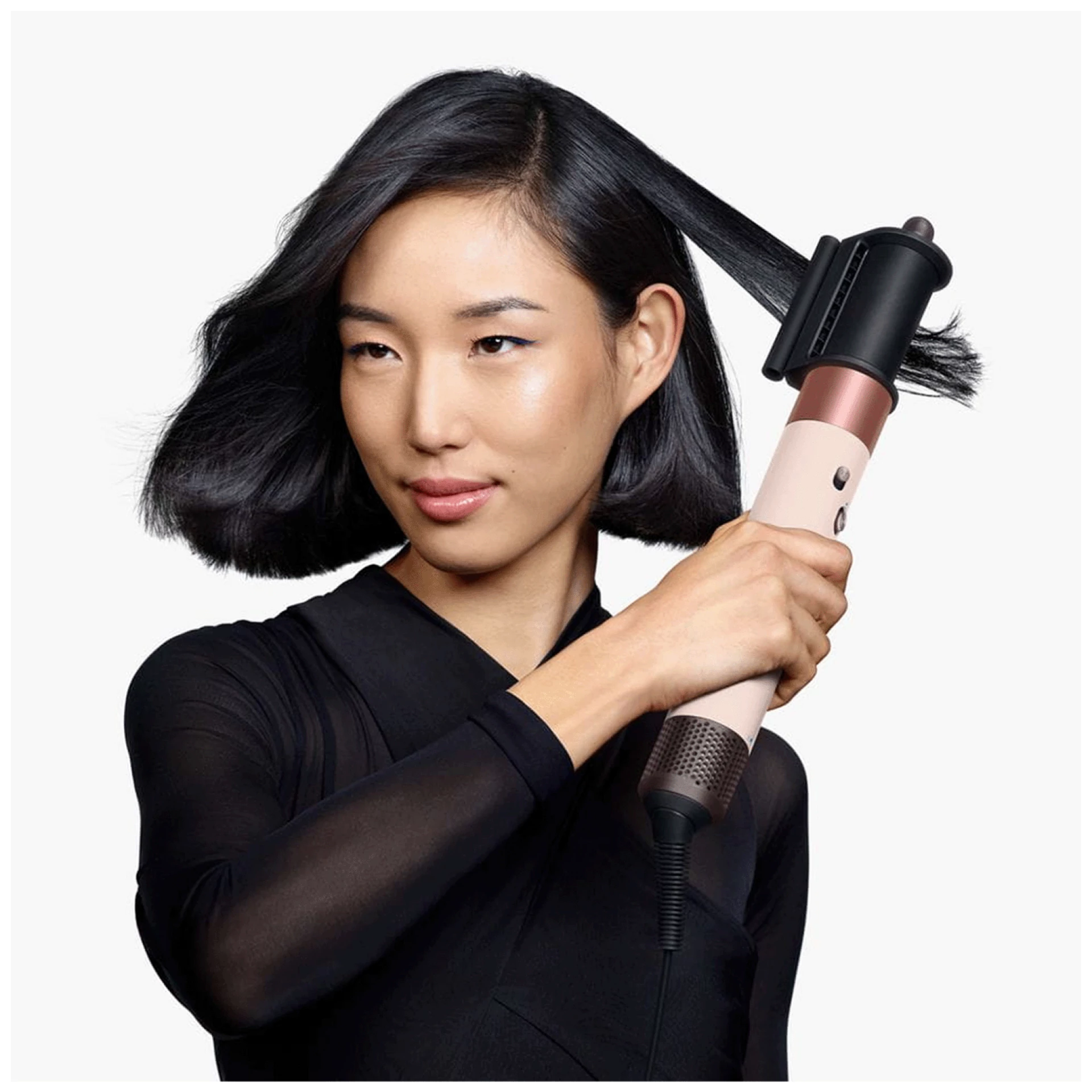 Dyson Uvijač za kosu, 1300 W, kovrče, valovi, ravnanje, sušenje - Airwrap Comp. Pink/Rose Gold+Wavy