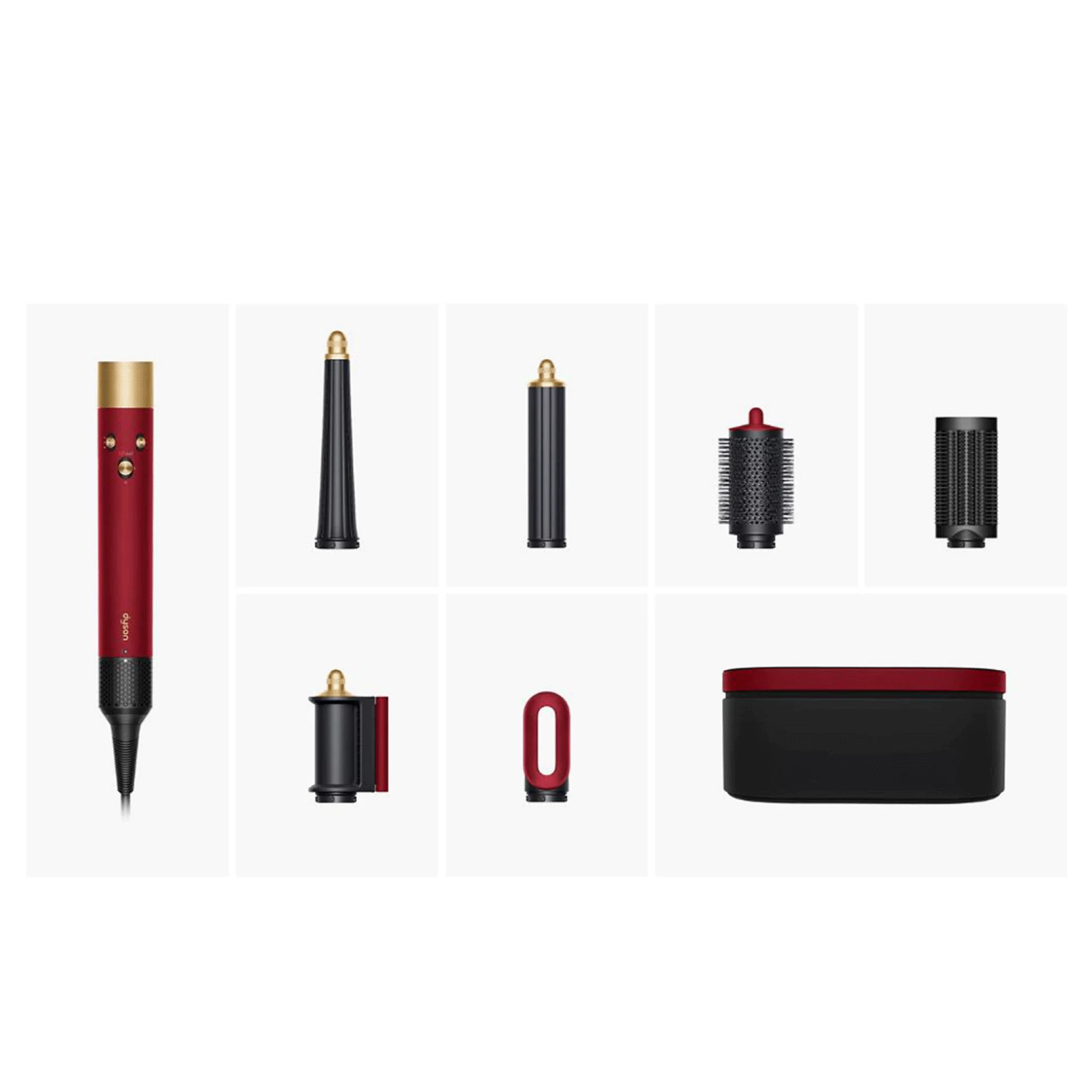 Dyson Uvijač za kosu, 1300W, Bluetooth , Multistyler - Airwrap i.d.SE Red/Gold Straight+W
