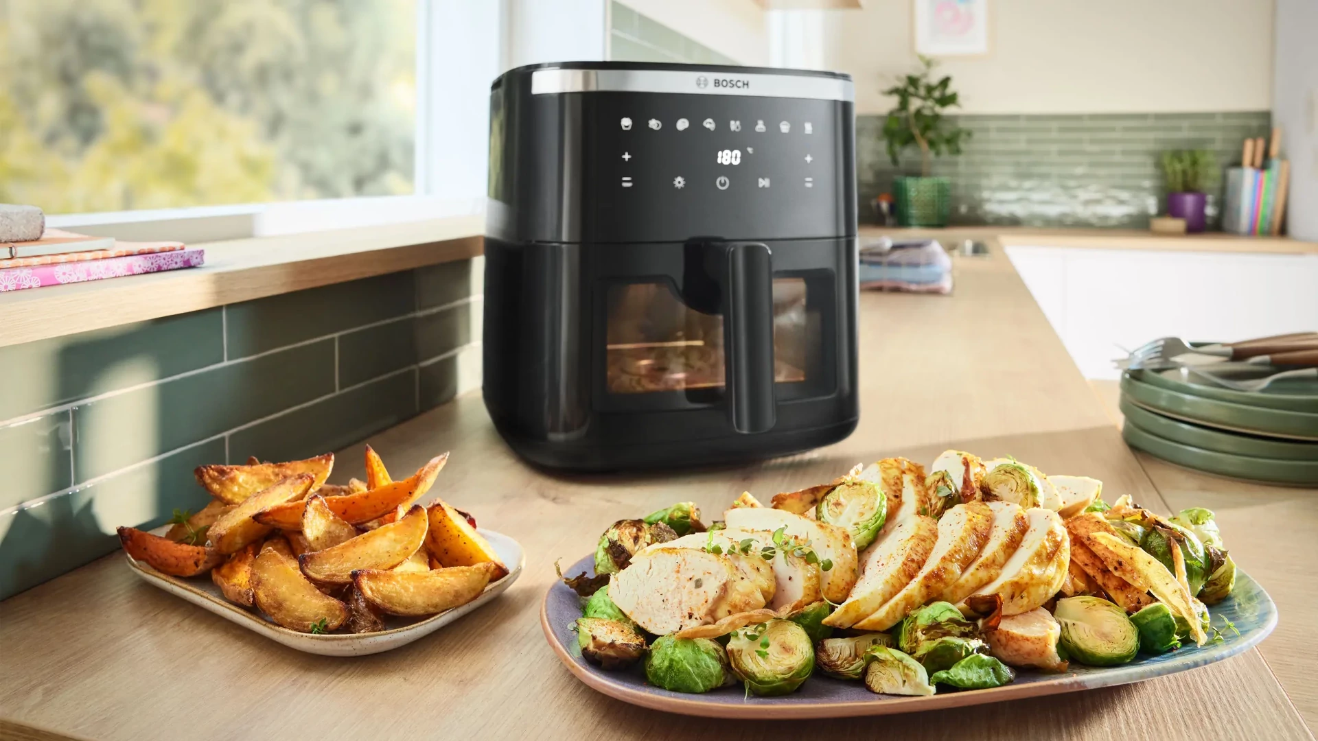 Friteza BOSCH Serie 6|7.2L, 7 programa, 40C-200C, Touch Control