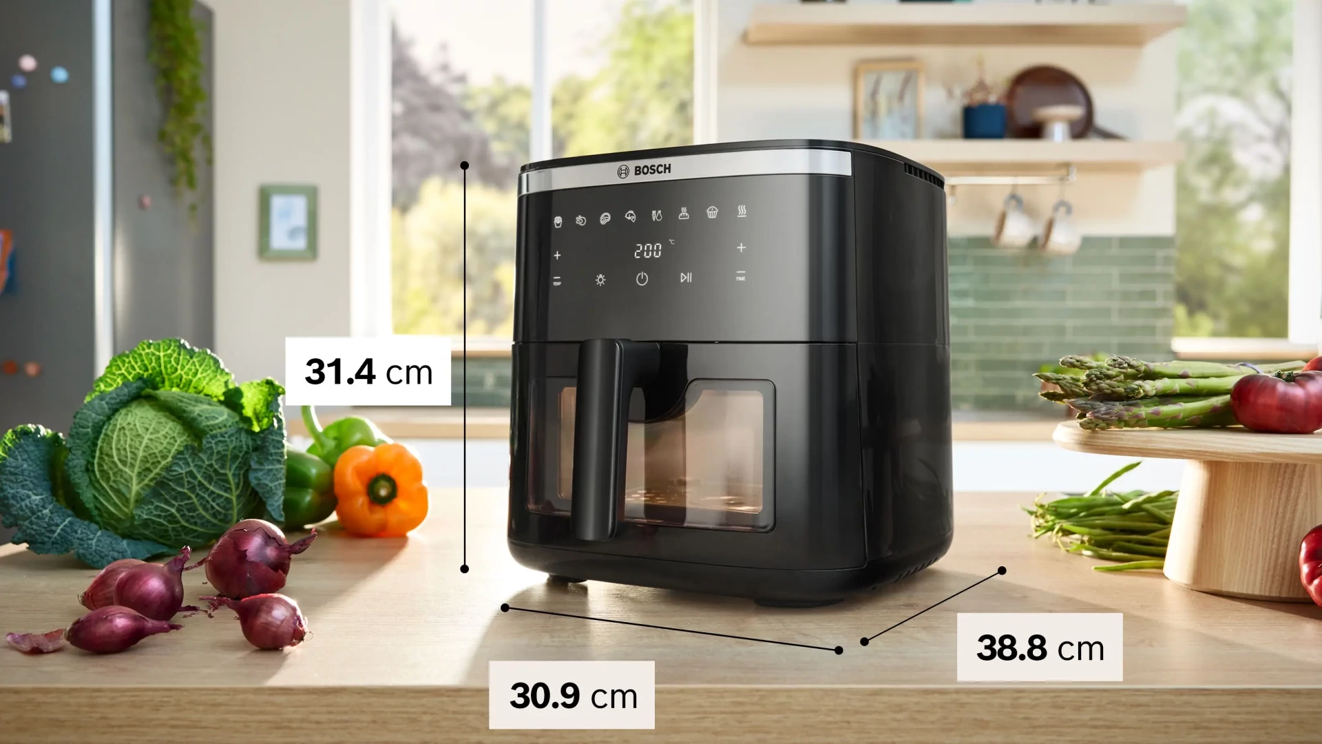 Friteza BOSCH Serie 6|7.2L, 7 programa, 40C-200C, Touch Control