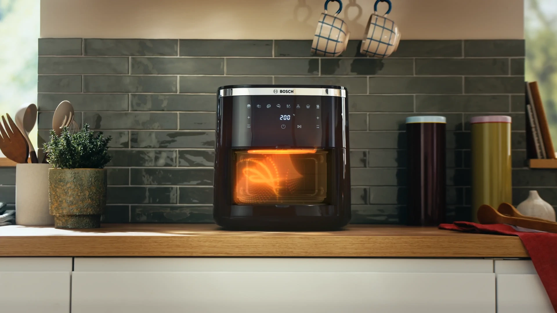 Friteza BOSCH Serie 6|7.2L, 7 programa, 40C-200C, Touch Control