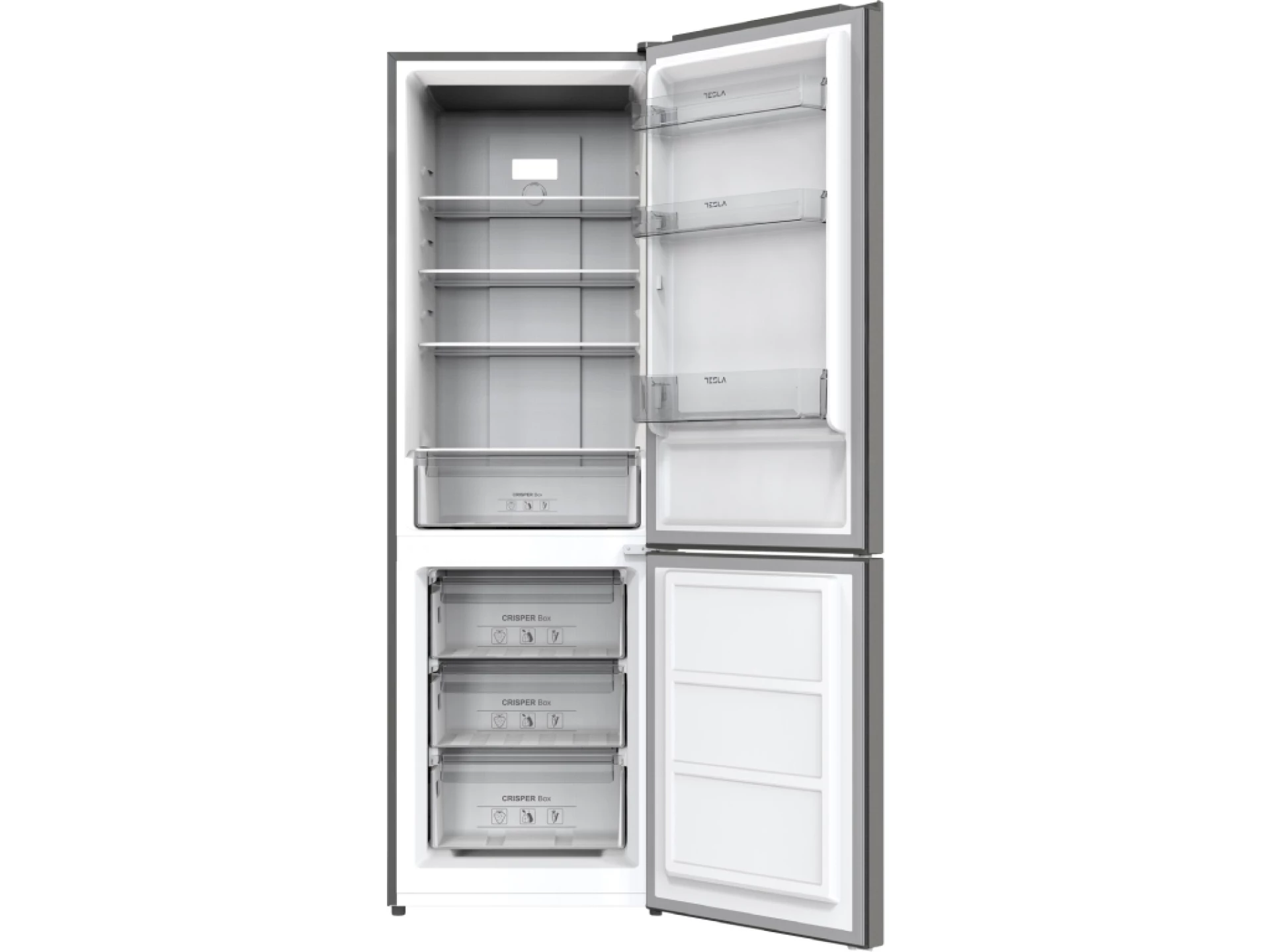 Frižider TESLA RC3201FHXE kombinovani/Total No Frost/E/210L+83L/60x60x185cm/inox
