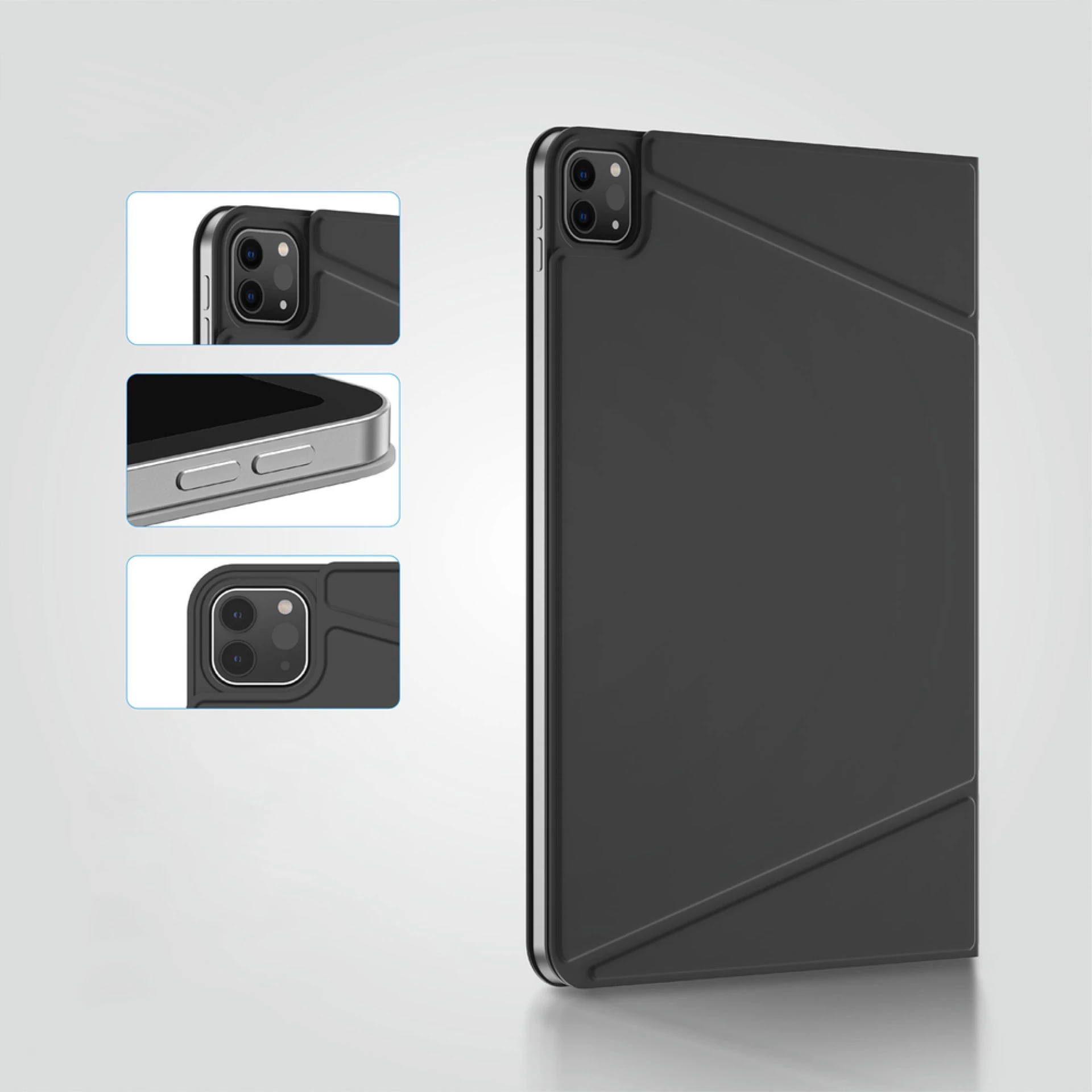 Futrola AmazingThing Matte Pro Mag Folio Case za iPad Air 13" M4/M5 crna