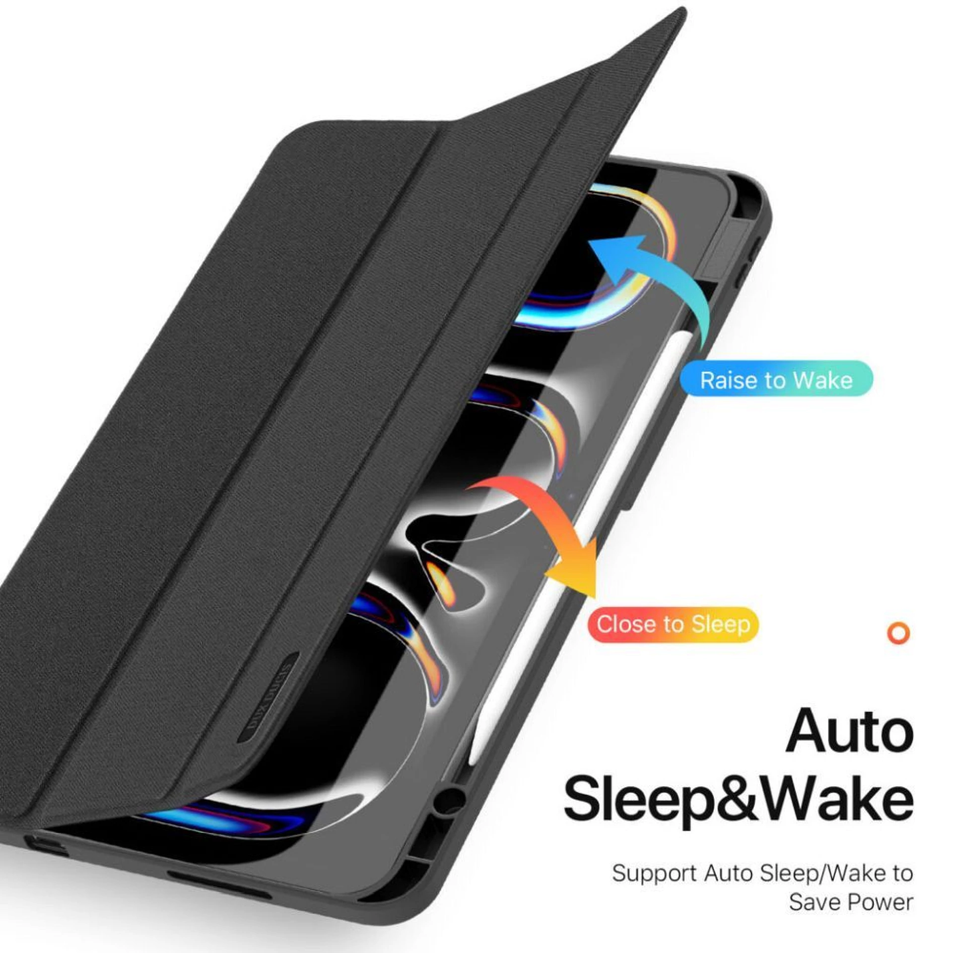 Futrola Dux Ducis DOMO foldable za iPad Pro 13 (2024) crna