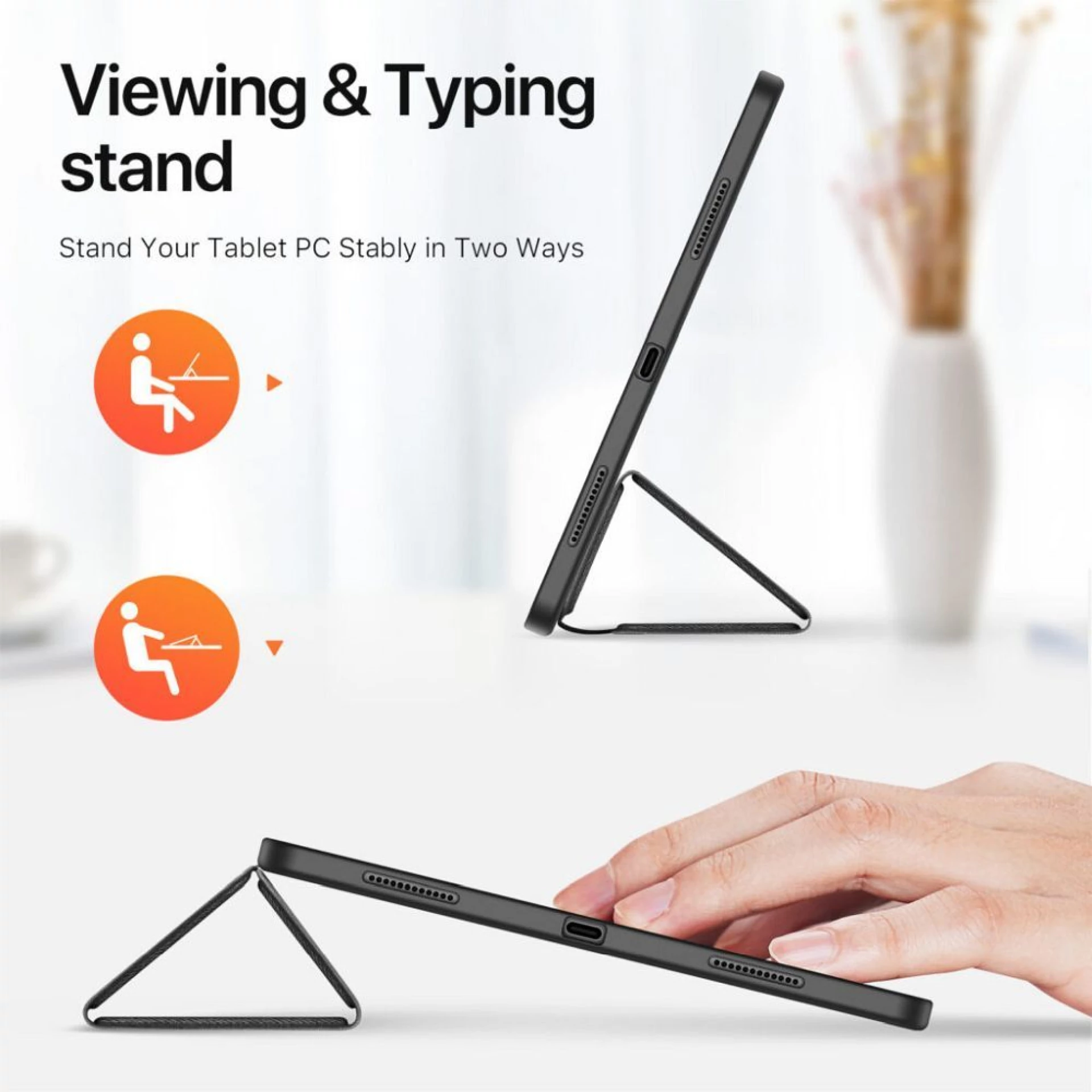 Futrola Dux Ducis DOMO foldable za iPad Pro 13 (2024) crna