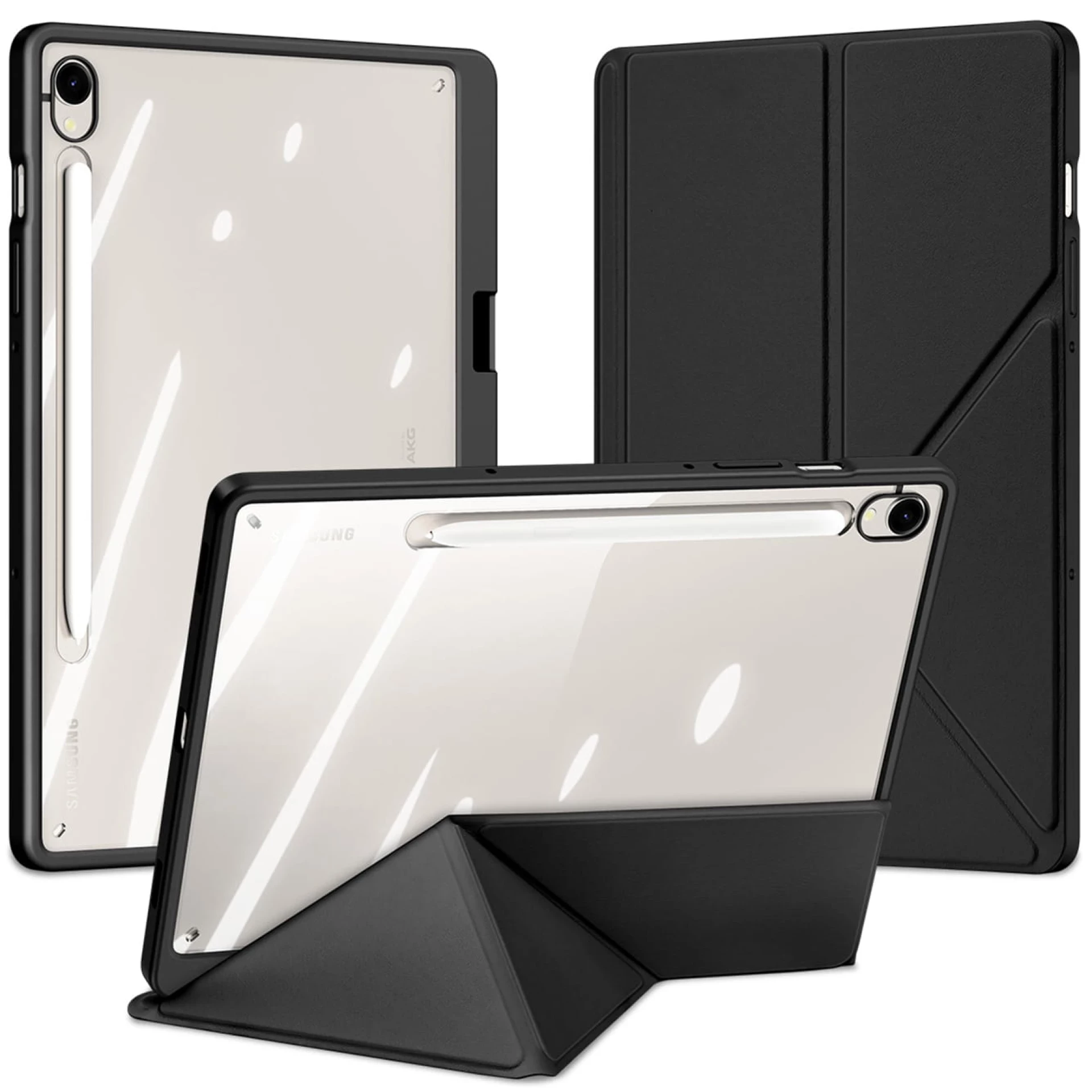 Futrola Dux Ducis MAGI za Samsung Tab S10 FE/S9/S9 FE crna