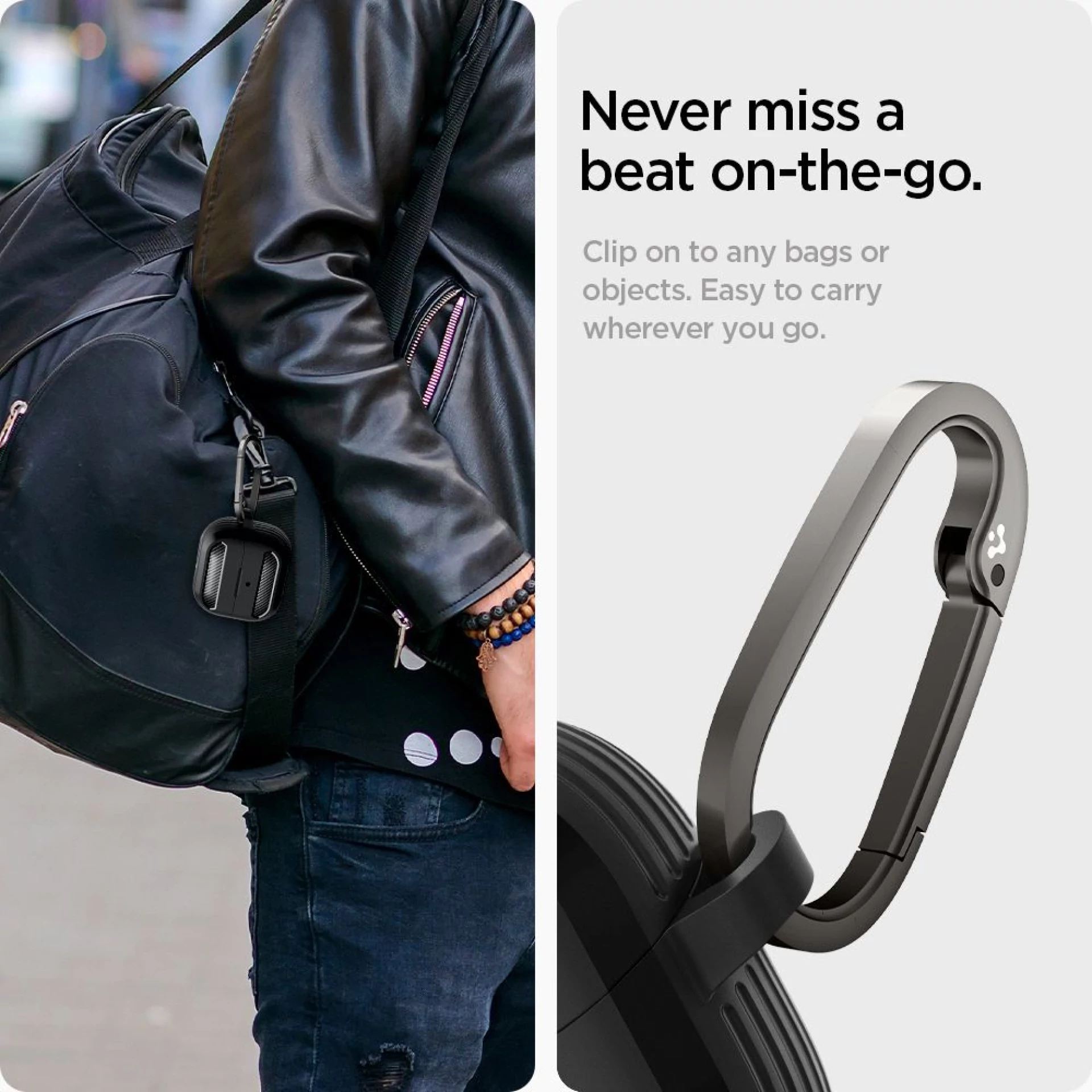 Futrola Spigen Rugged Armor za slušalice Samsung Buds 3/3 Pro crna