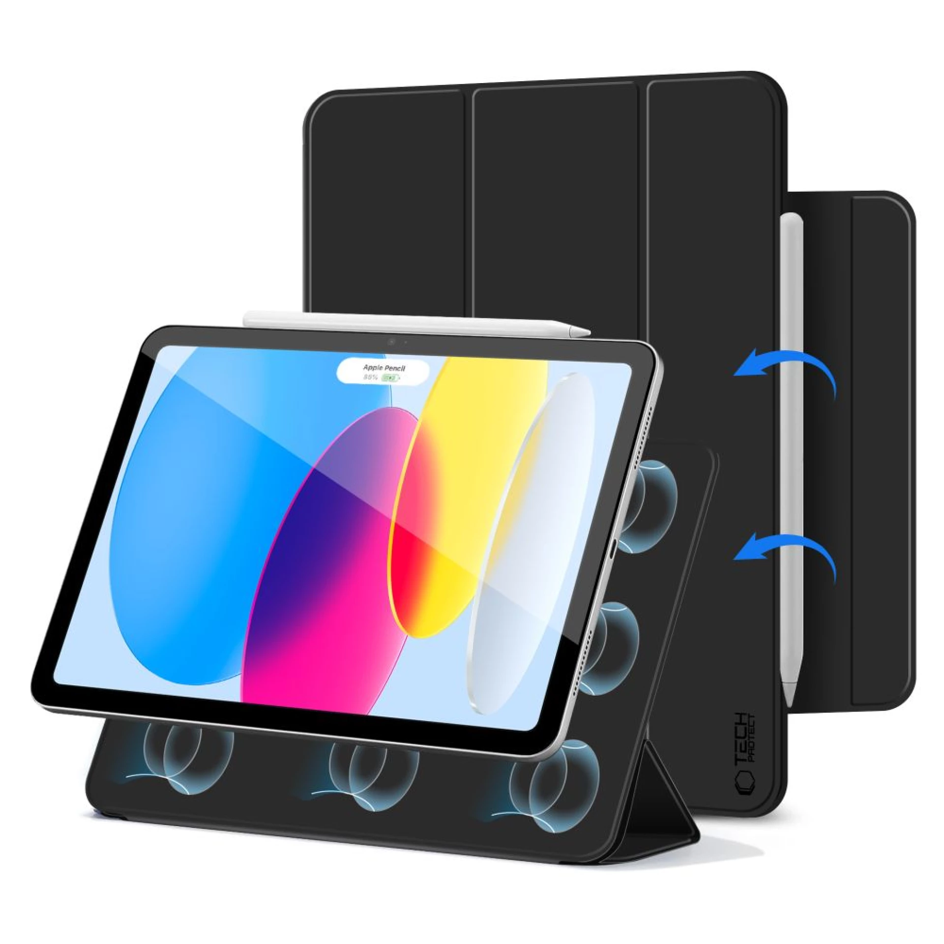 Futrola Tech-Protect SC Magnetic za iPad 10.9 2022/11.0 2025 crna