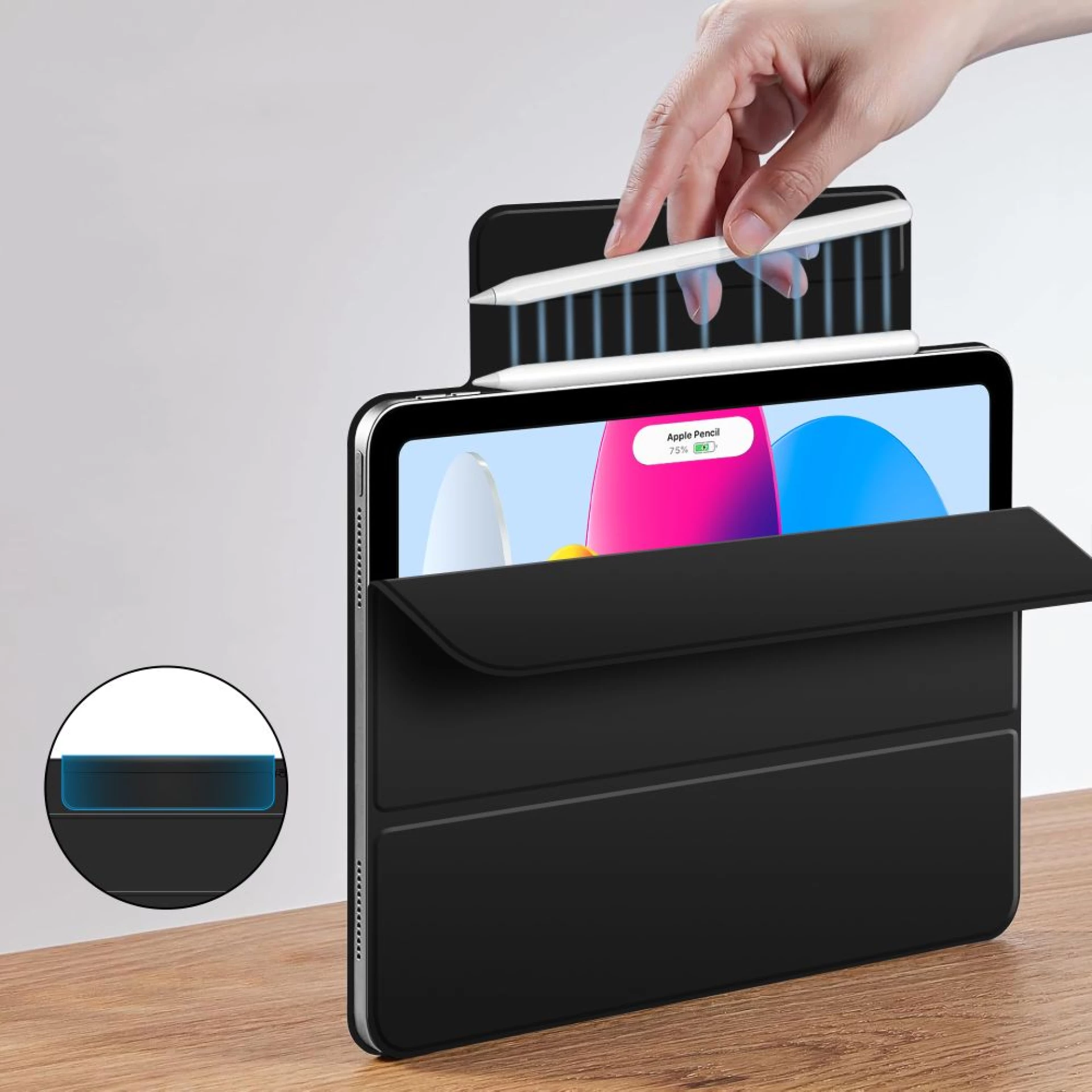 Futrola Tech-Protect SC Magnetic za iPad 10.9 2022/11.0 2025 crna