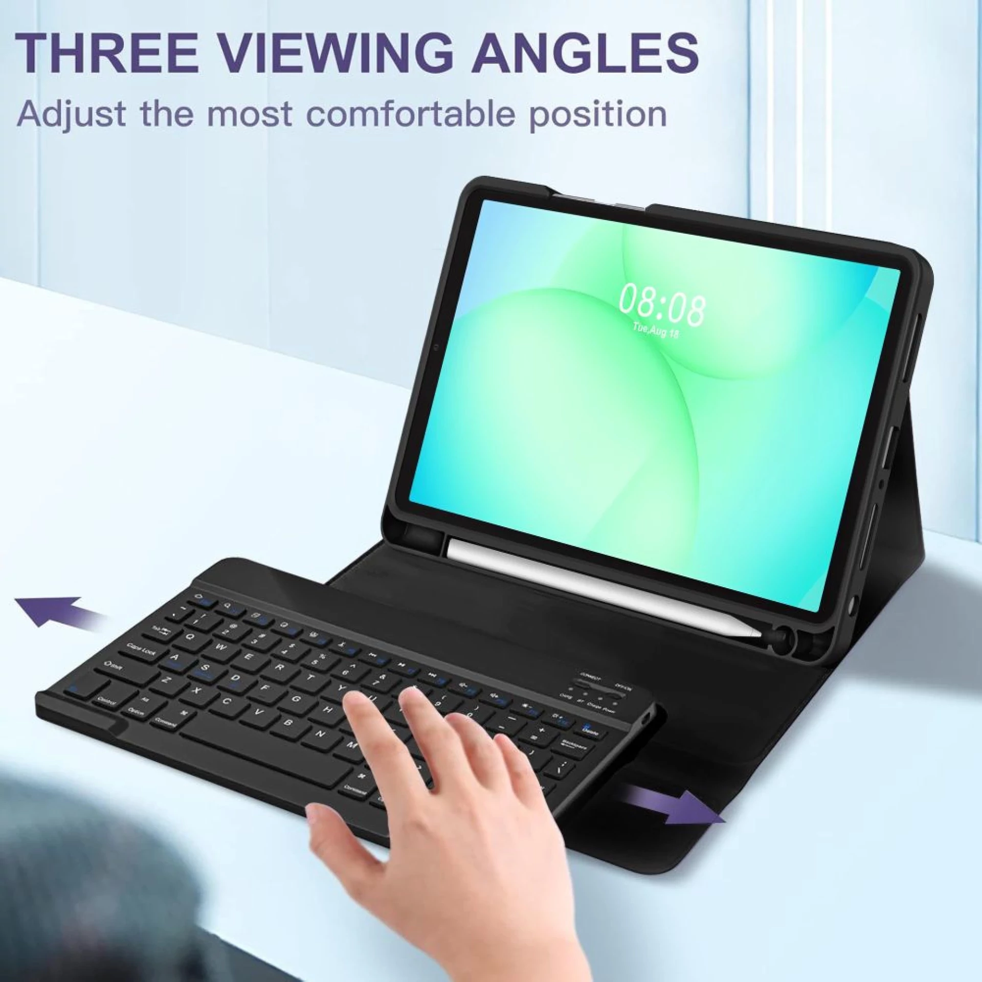 Futrola Tech-Protect SC Pen Case +keyboard za Samsung Tab A9+/A11+ 11.0 crna