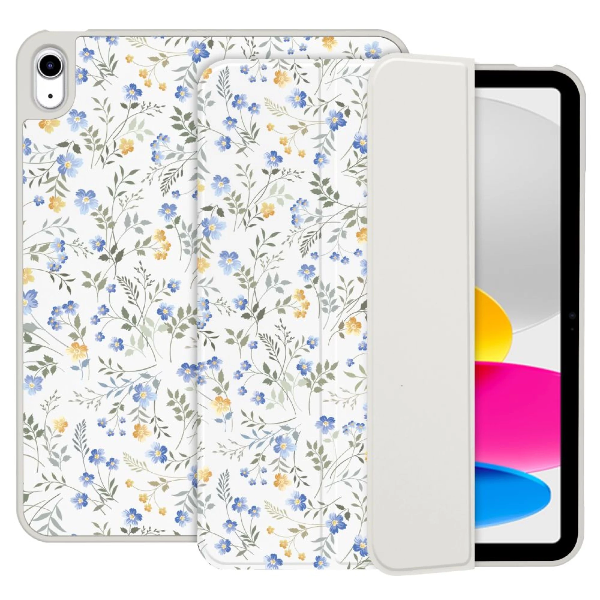 Futrola Tech-Protect SC Pen Case za iPad 10.9 2022/iPad 11.0 2025 Daisies