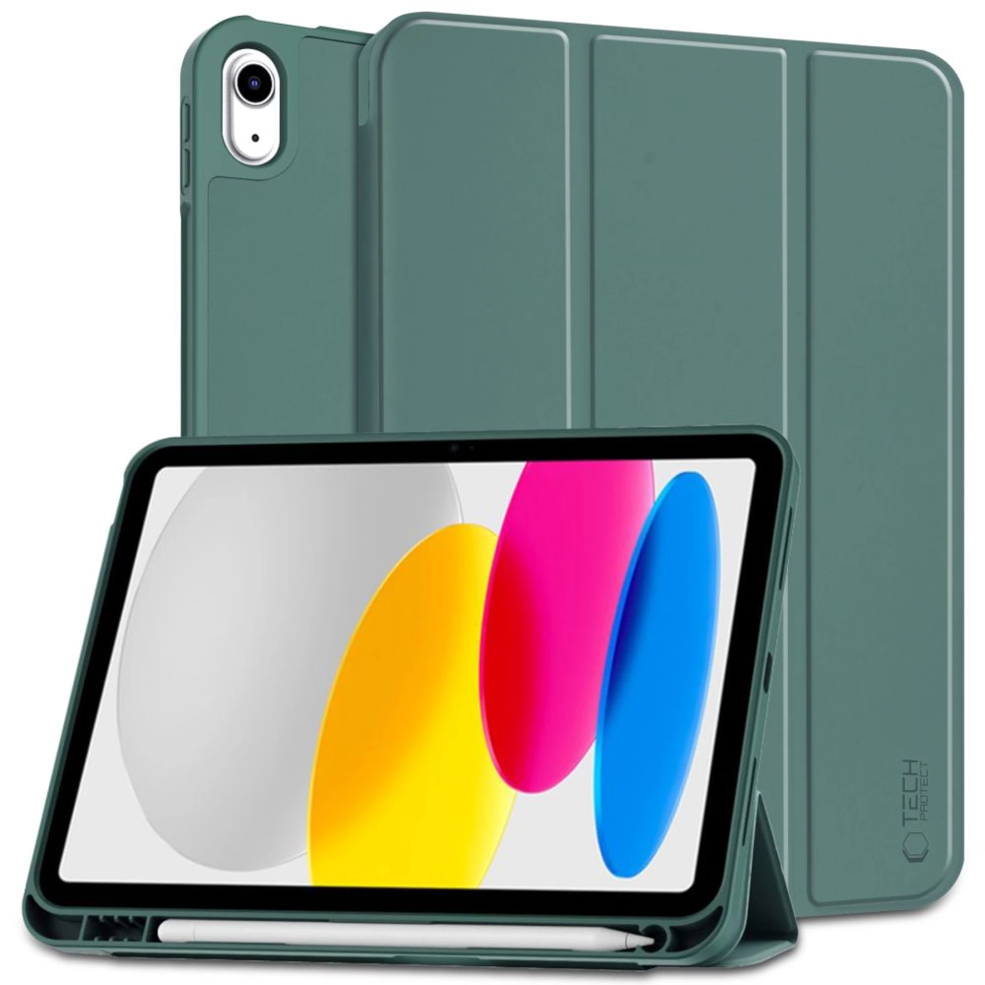 Futrola Tech-Protect SC Pen Case za iPad 10.9 2022/iPad 11.0 2025 zelena