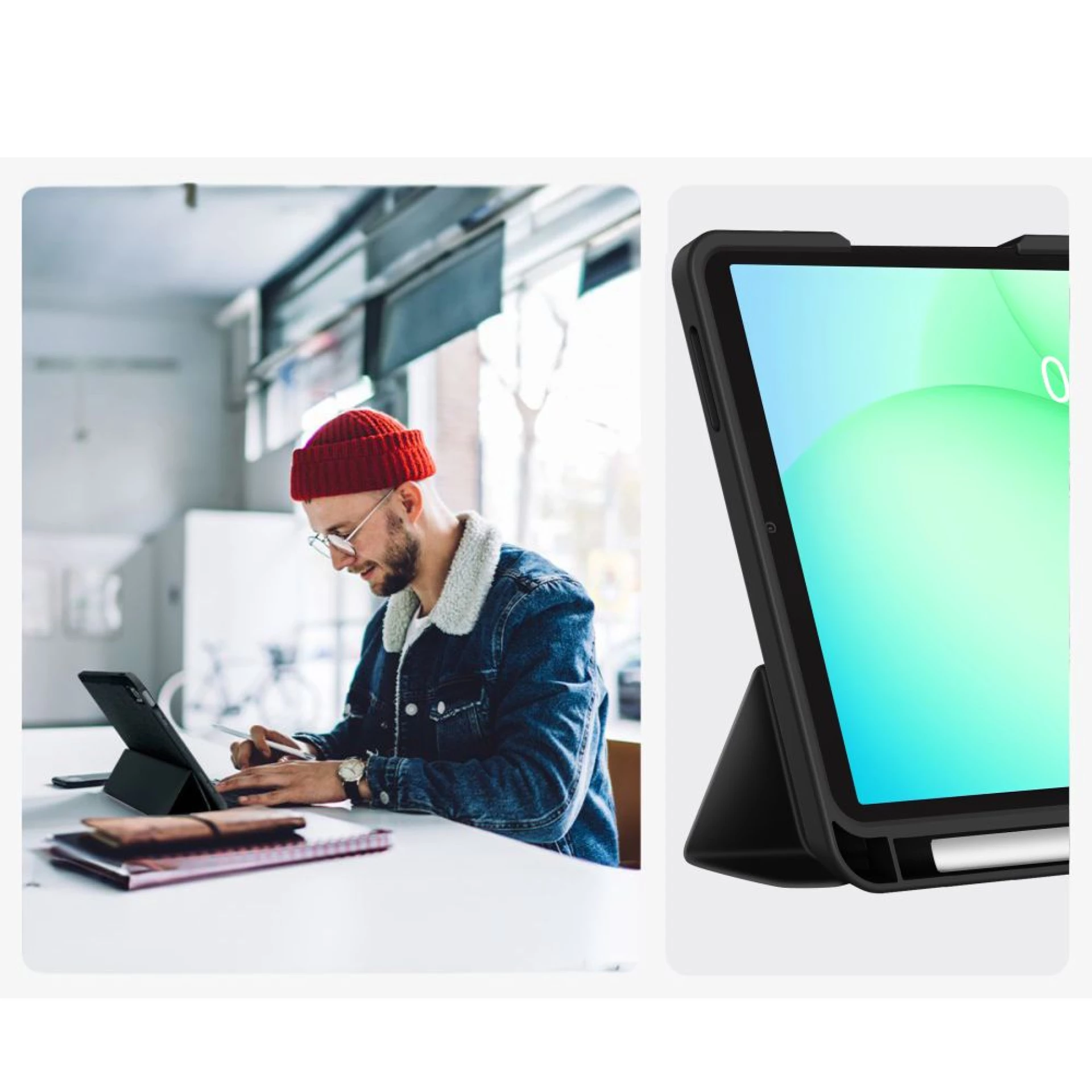 Futrola Tech-Protect SC Pen Case za Samsung Tab A9/A11 8.7 X110/X115/X133 crna