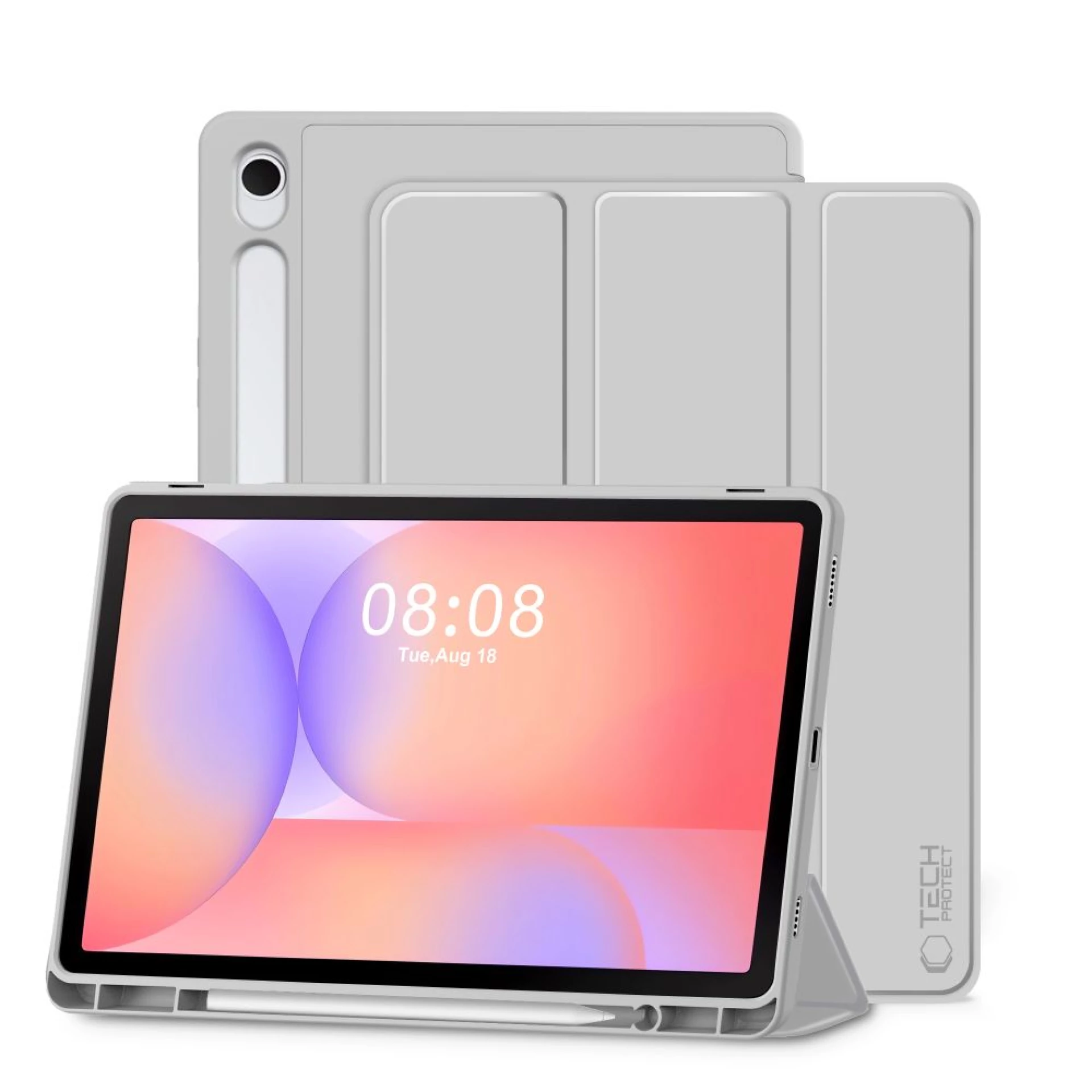 Futrola Tech-Protect SC Pen Case za Samsung Tab S9/S9 FE/S10 FE/S10 Lite siva
