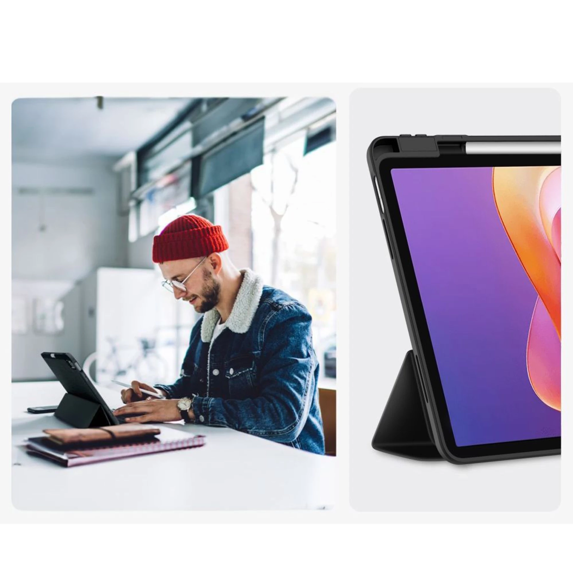 Futrola Tech-Protect SC Pen Case za Xiaomi Redmi Pad 2 11.0 crna