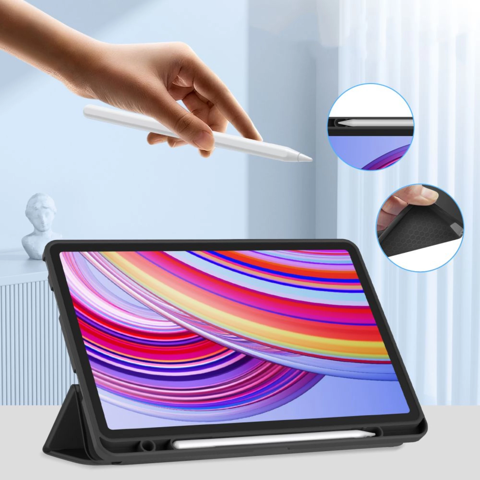 Futrola Tech-Protect SC Pen Case za Xiaomi Redmi Pad Pro 12.1 crna