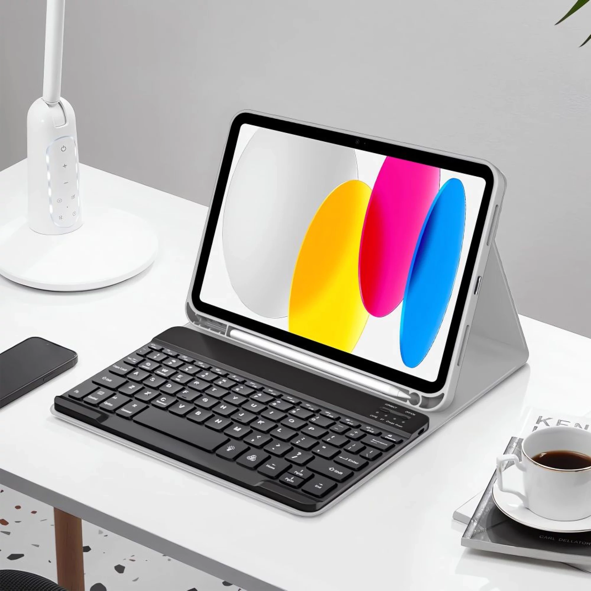 Futrola Tech-Protect SC Pen + Keyboard Case za iPad 10.9 2022 / 11 2025 siva
